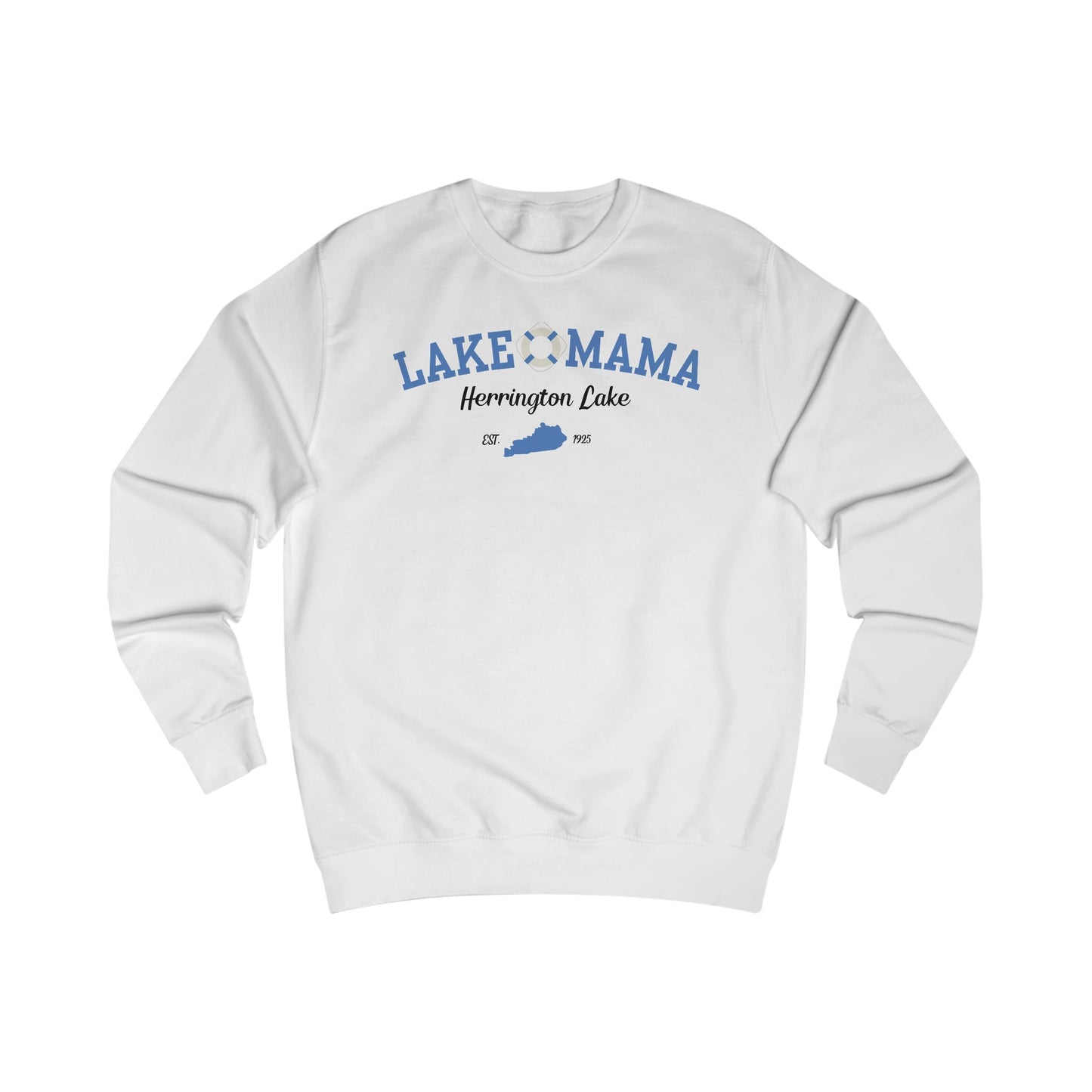 "Lake Mama" Premium Cotton Blend Crewneck Sweatshirt