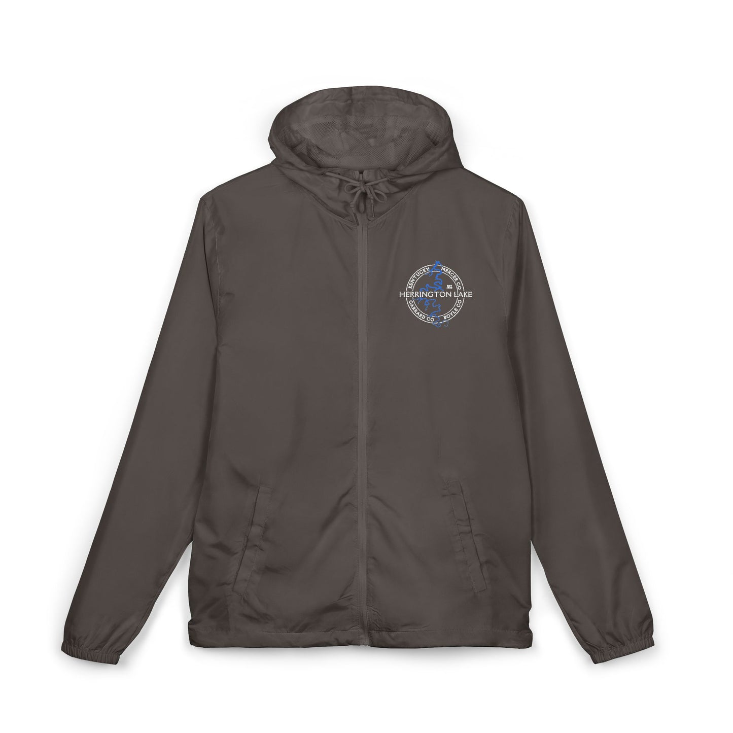 The "Classic" Herrington Lake and County Unisex Full-Zip Windbreaker Jacket