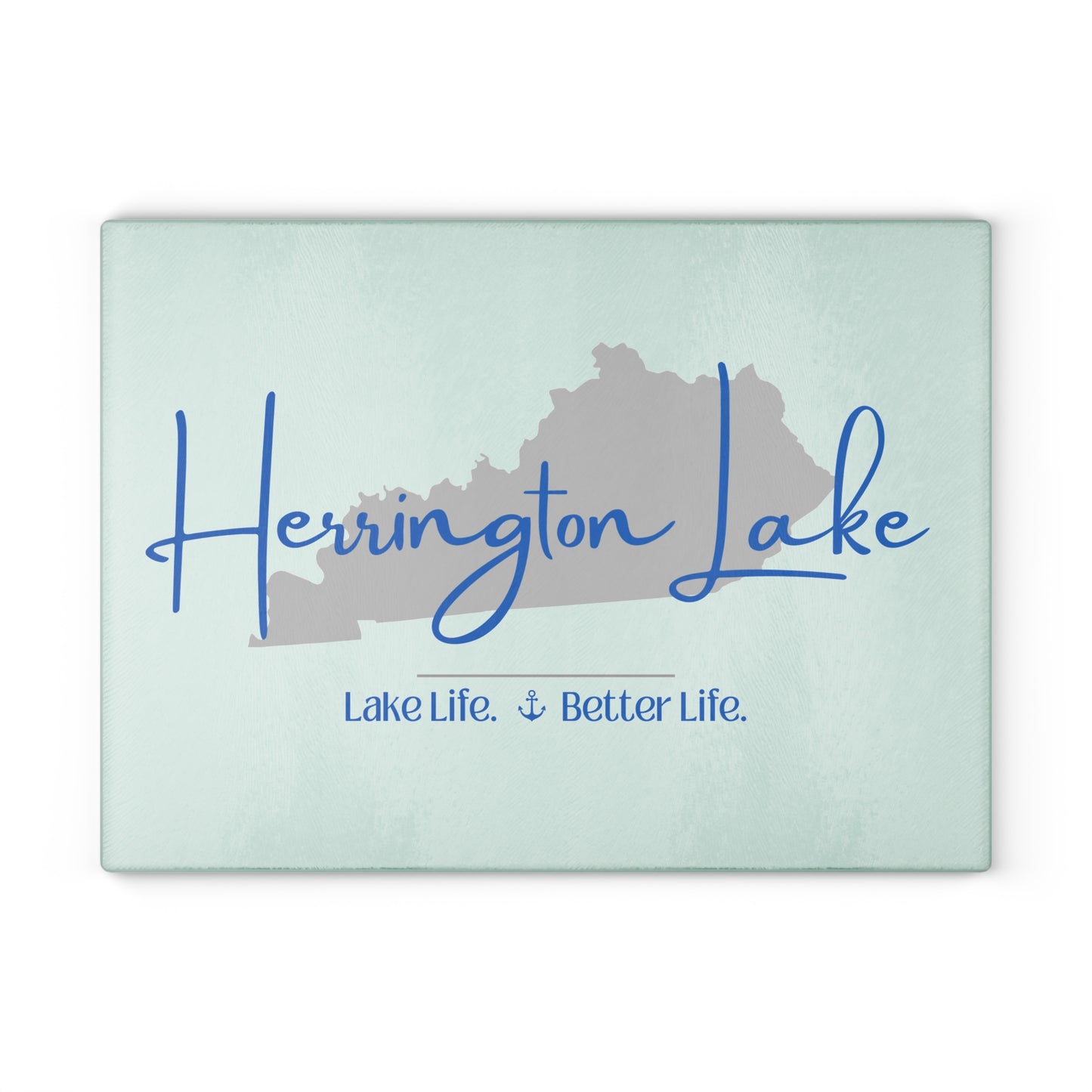 Herrington Lake Signature Collection Glass Cutting Board - White