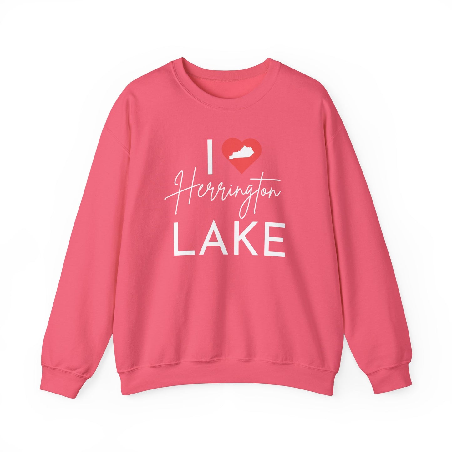 I ❤️ Herrington Lake Heavy Blend™ Crewneck Sweatshirt