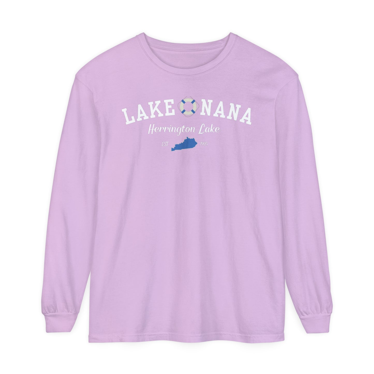 "Lake Nana" Garment-Dyed Premium Comfort Colors™ Long Sleeve T-Shirt