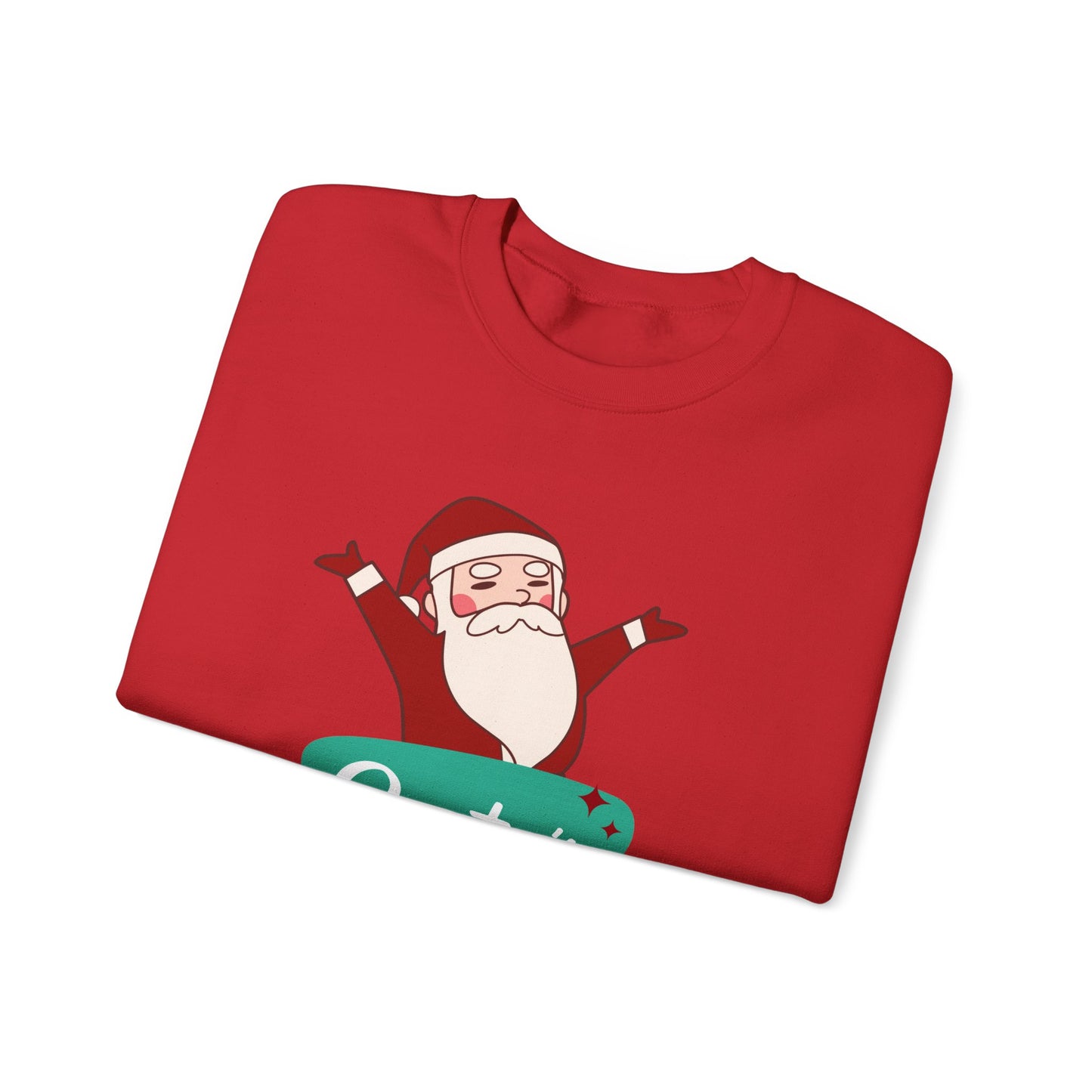 Santa is Coming to Burgin KY Heavy Blend™ Crewneck Sweatshirt