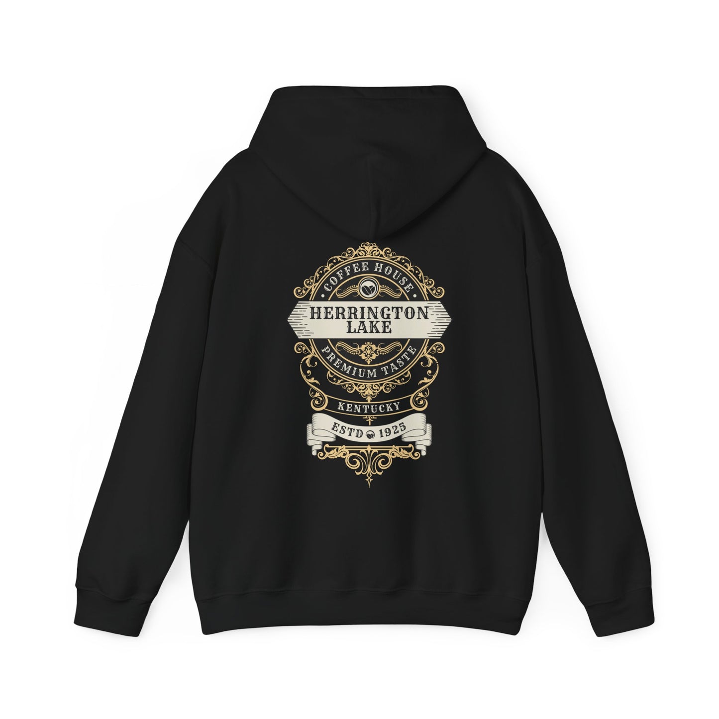 "Premium Taste" Coffee House Collection Double-Sided Print Heavy Blend™ Hooded Sweatshirt