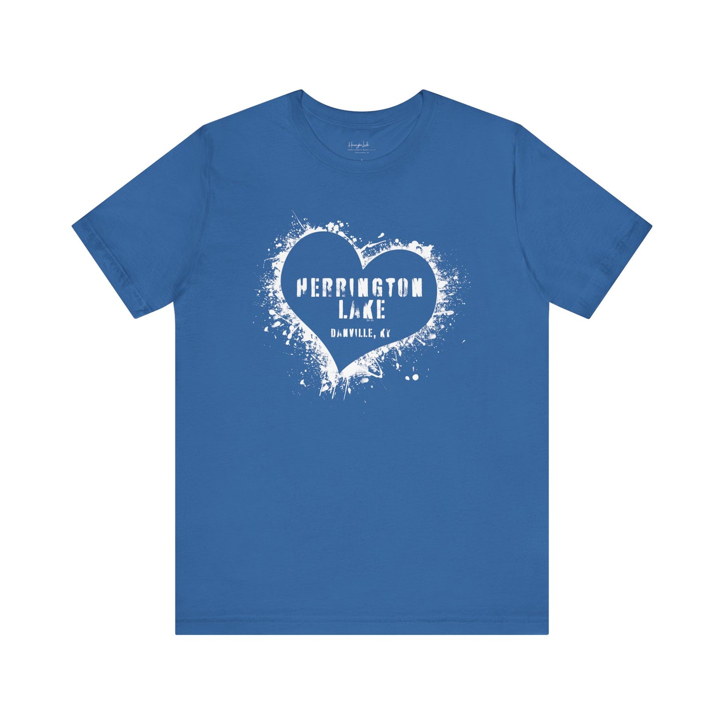 Herrington Lake Heart & Hometown Jersey Knit Cotton Tee (Danville, KY)