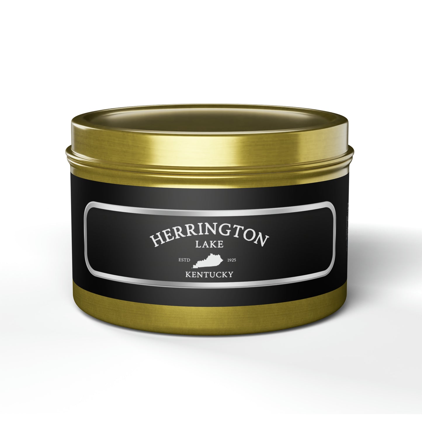 "Simply Herrington" Black Label Coconut Soy Wax Premium Tin Candles