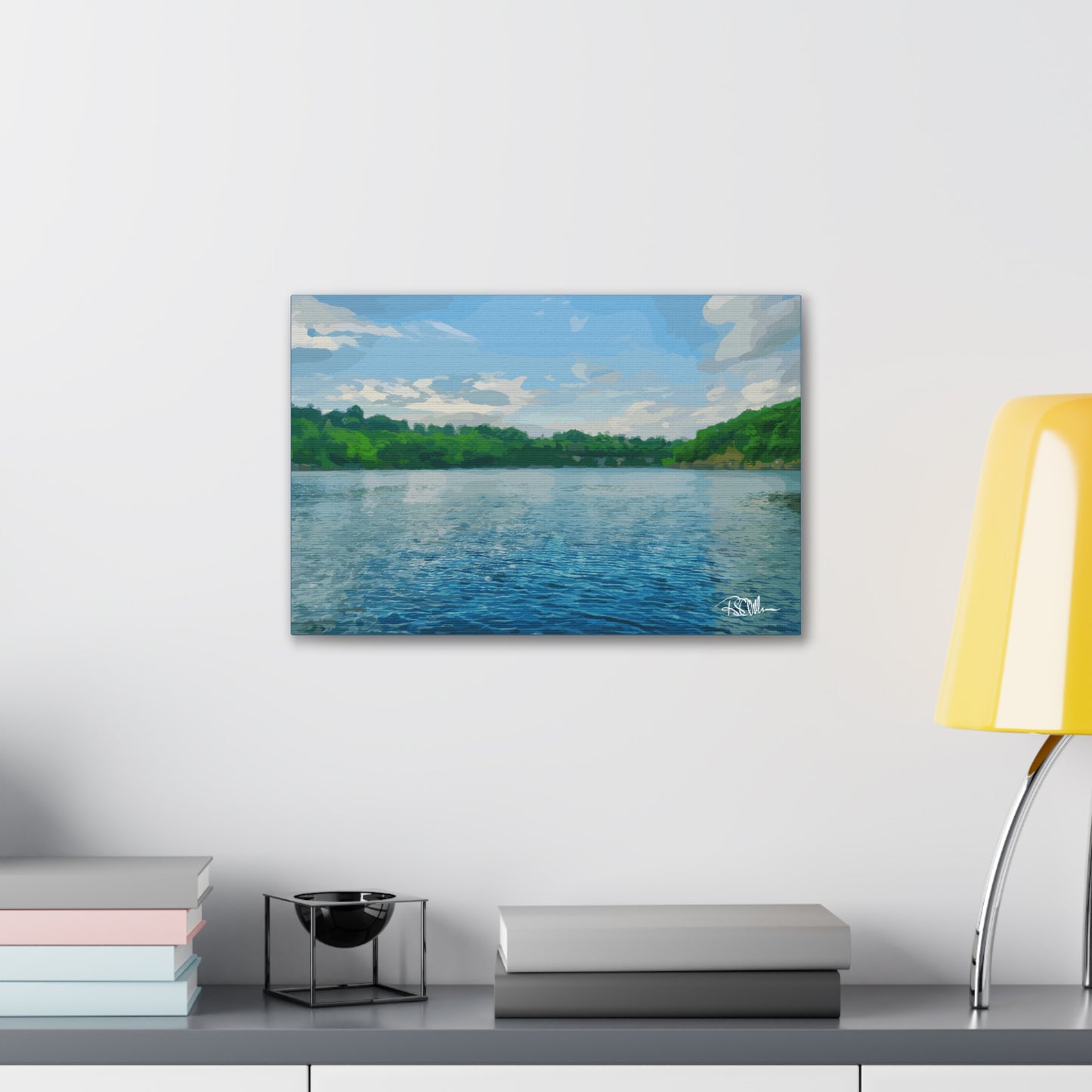 "Herrington LakeScape - 1" Canvas Gallery Wraps