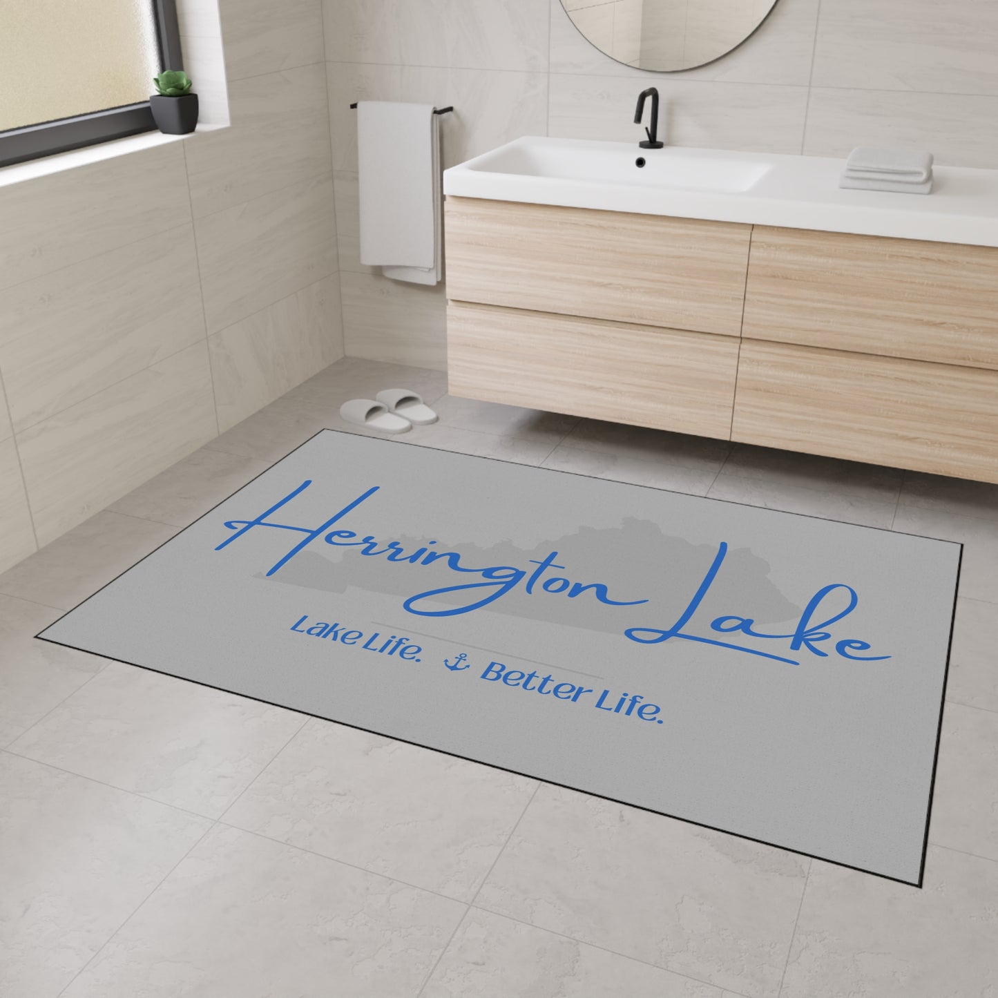 Herrington Lake Signature Collection Heavy Duty Floor Mat, Light Grey