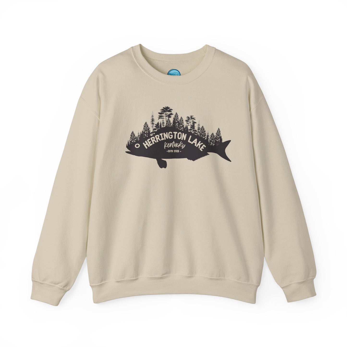 "Fishy Landscape" Unisex Heavy Blend™ Crewneck Sweatshirt