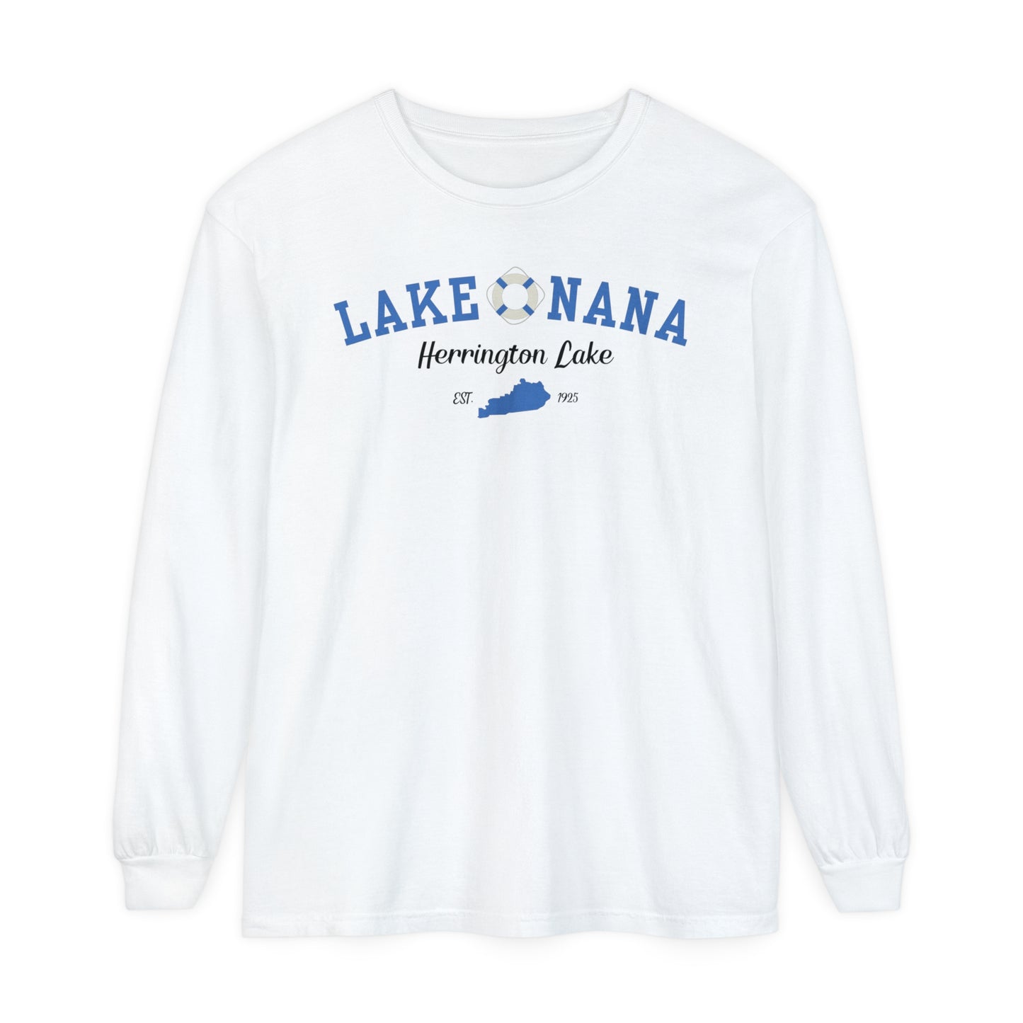 "Lake Nana" Garment-Dyed Premium Comfort Colors™ Long Sleeve T-Shirt