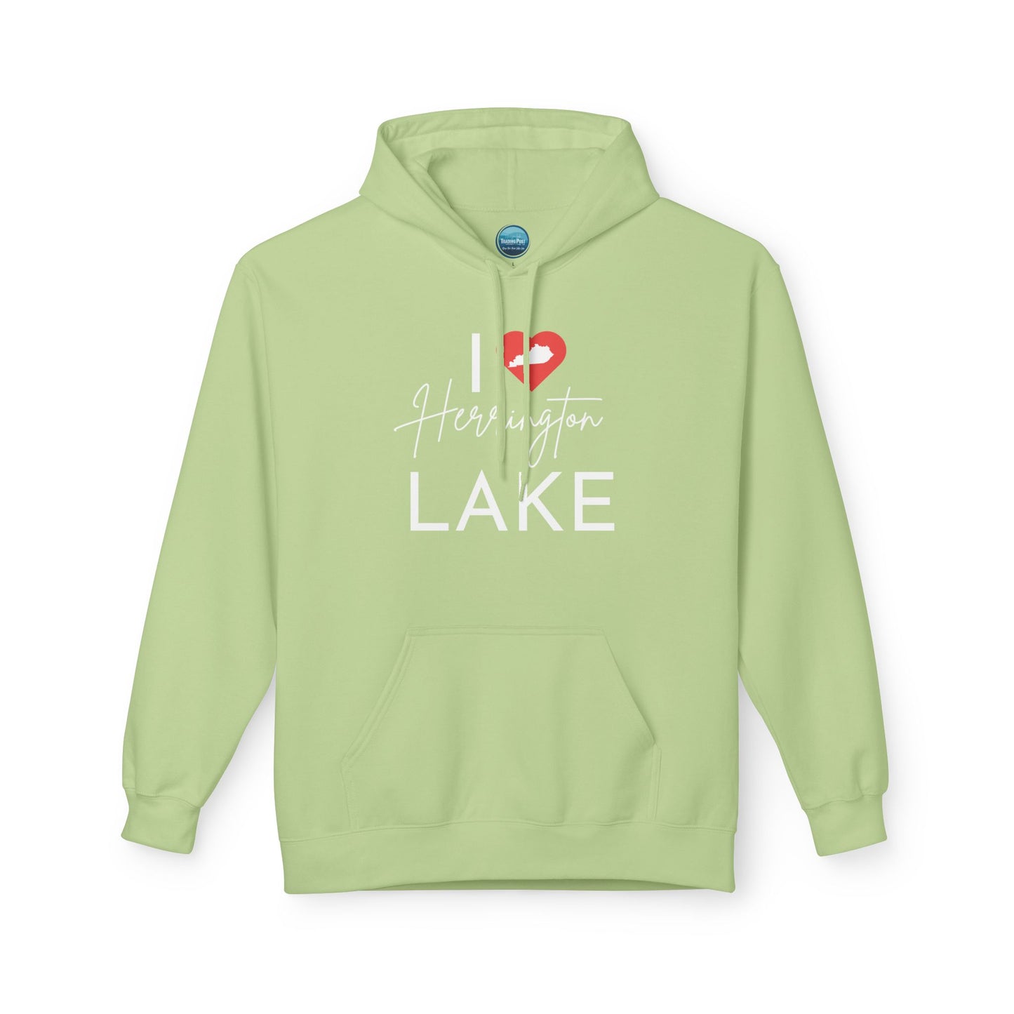 I ❤️ Herrington Lake Unisex Midweight Softstyle Cotton-Faced Fleece Hoodie