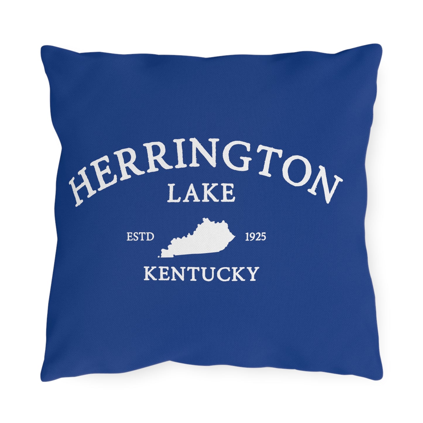 "Simply Herrington" Outdoor Pillows (Blue)