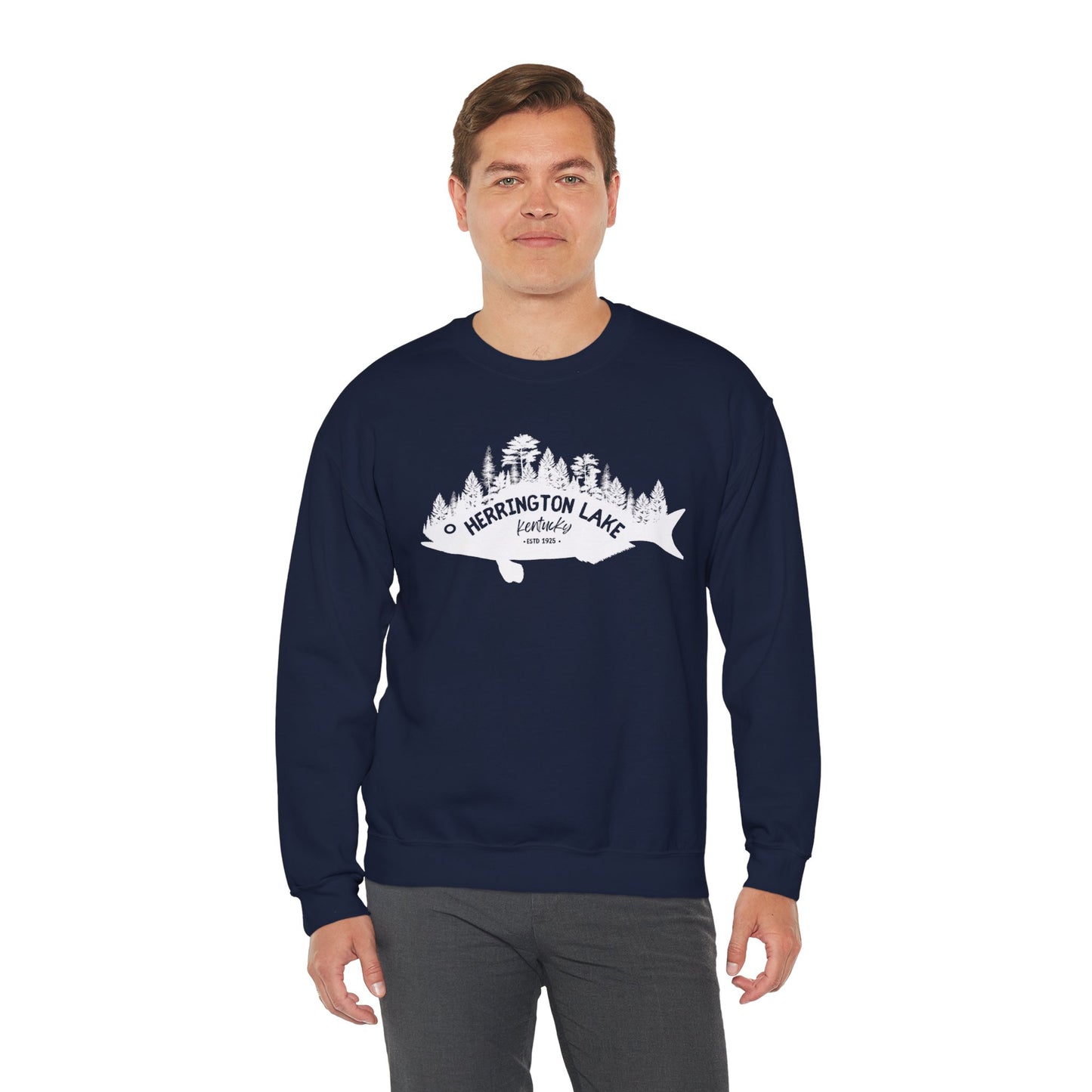 "Fishy Landscape" Unisex Heavy Blend™ Crewneck Sweatshirt