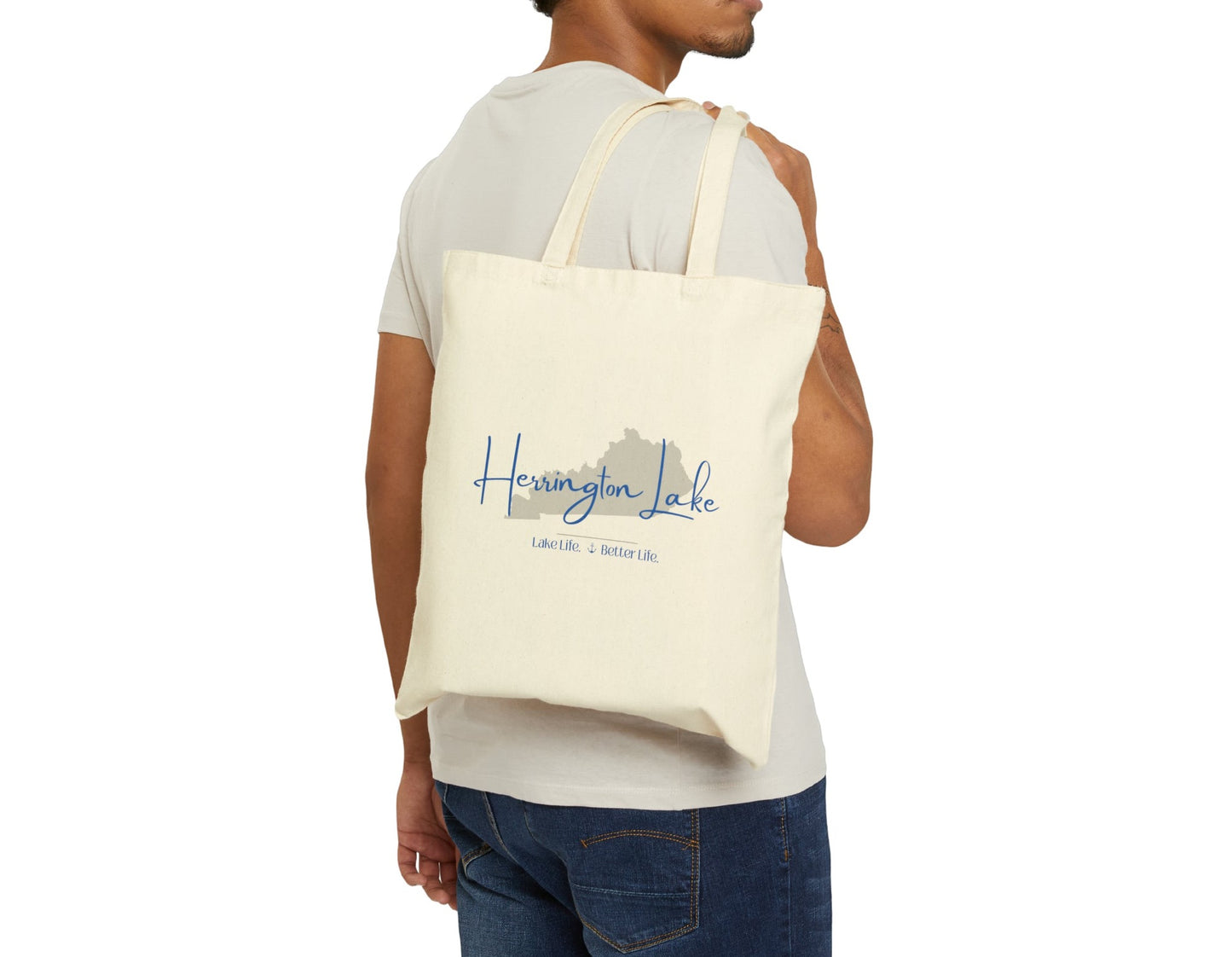 Herrington Lake Signature Collection Cotton Canvas Tote Bag