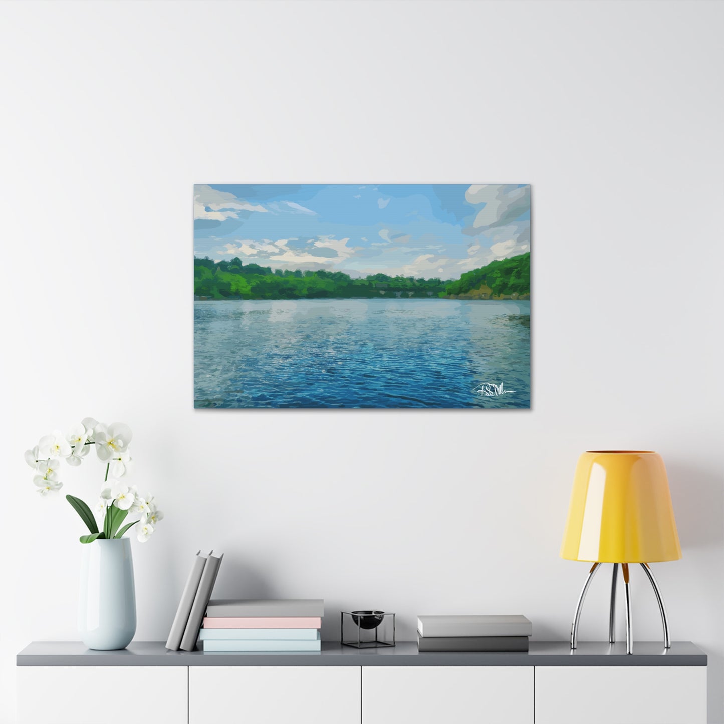 "Herrington LakeScape - 1" Canvas Gallery Wraps