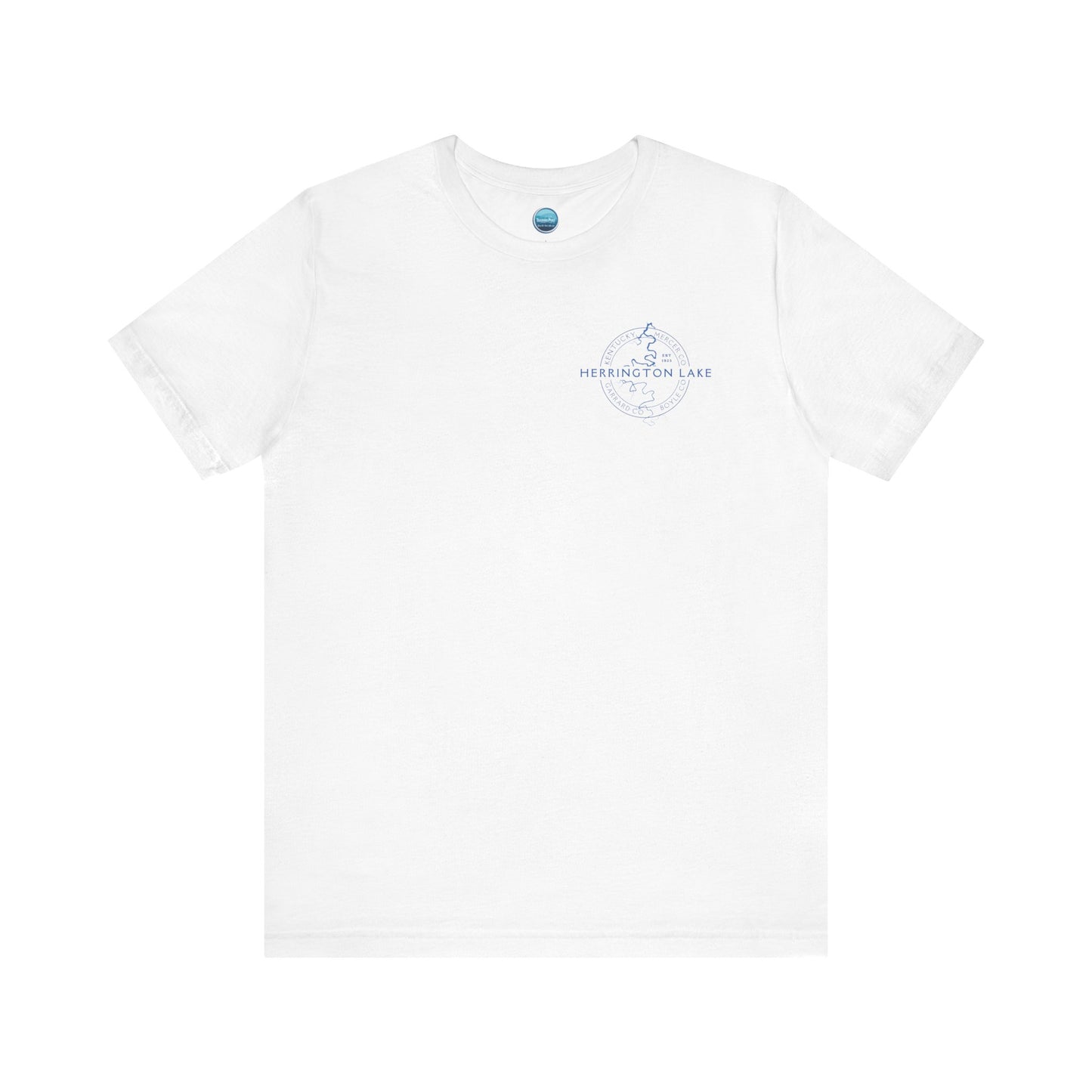 "The Classic" Herrington Lake and County Unisex Jersey Knit Cotton Short Sleeve Tee