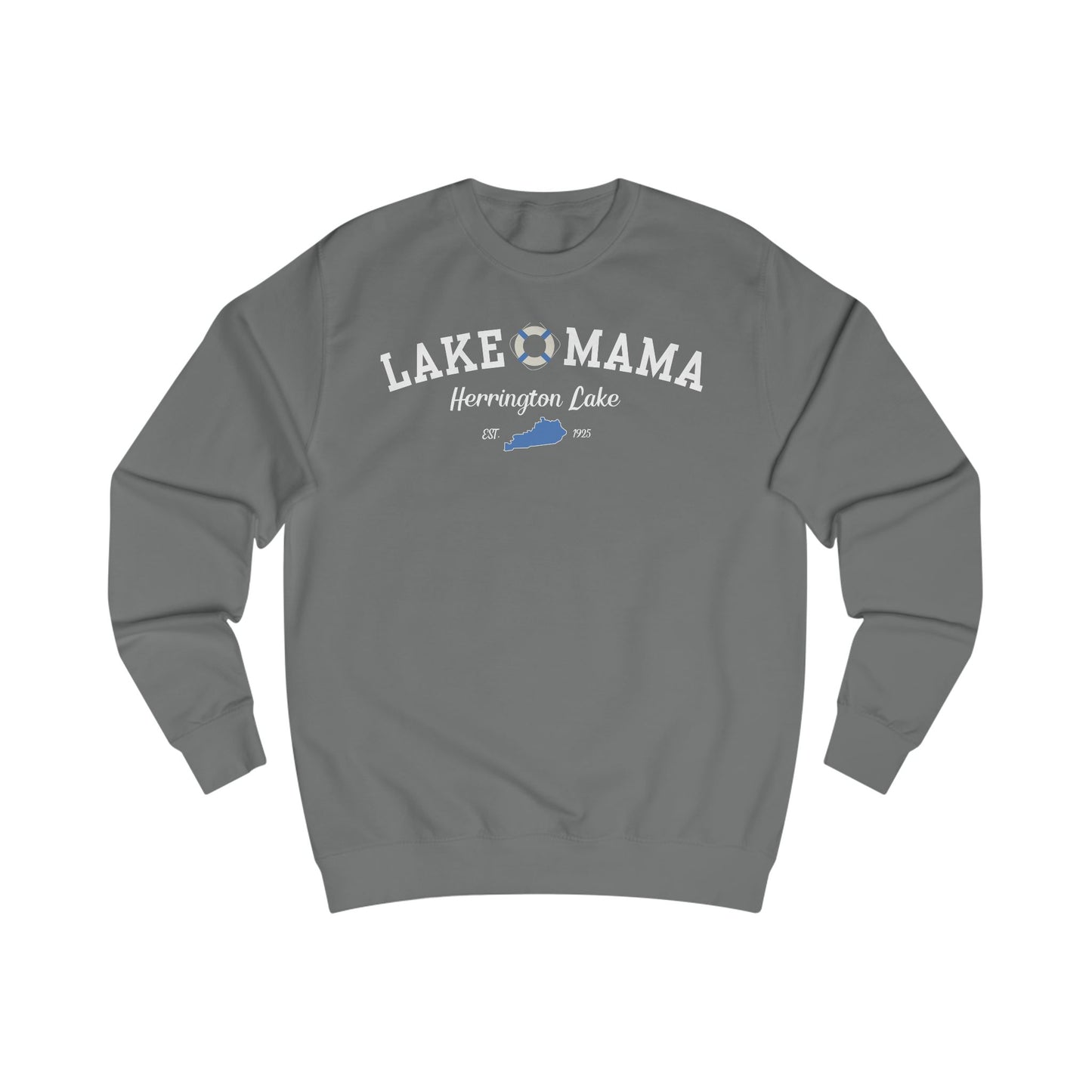 "Lake Mama" Premium Cotton Blend Crewneck Sweatshirt