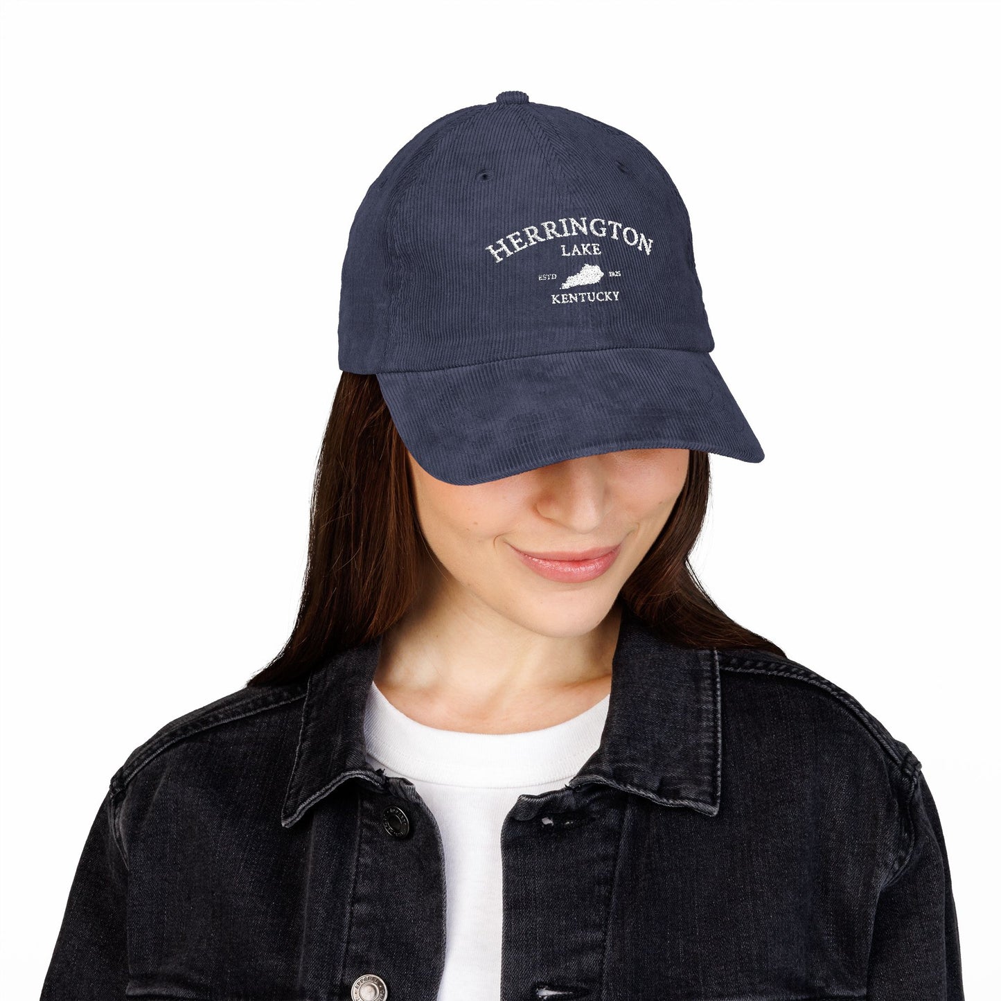 Embroidered Simply Herrington Collection Vintage Corduroy Cap