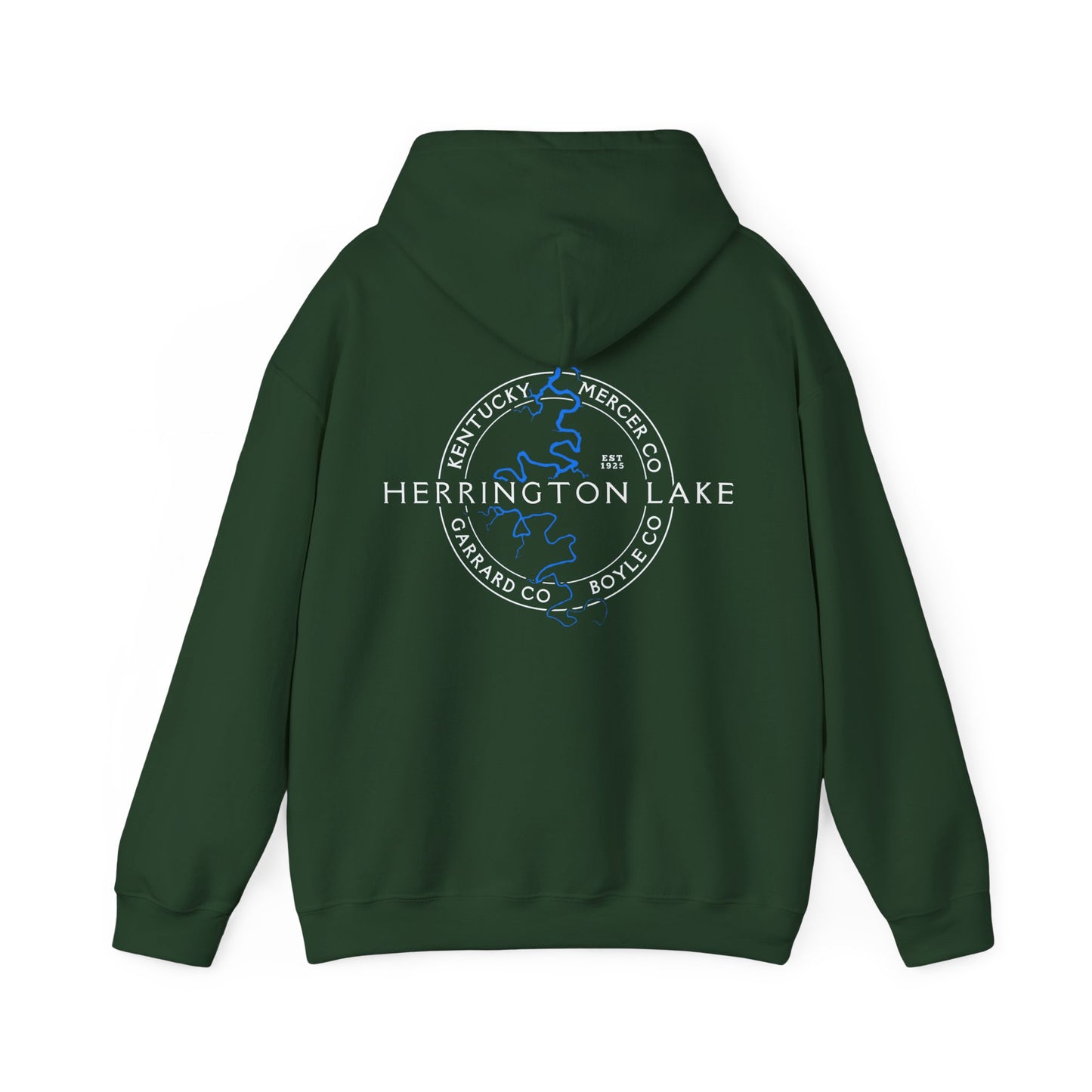 "The Classic" Herrington Lake and County Double-Sided Print Heavy Blend™ Hooded Sweatshirt