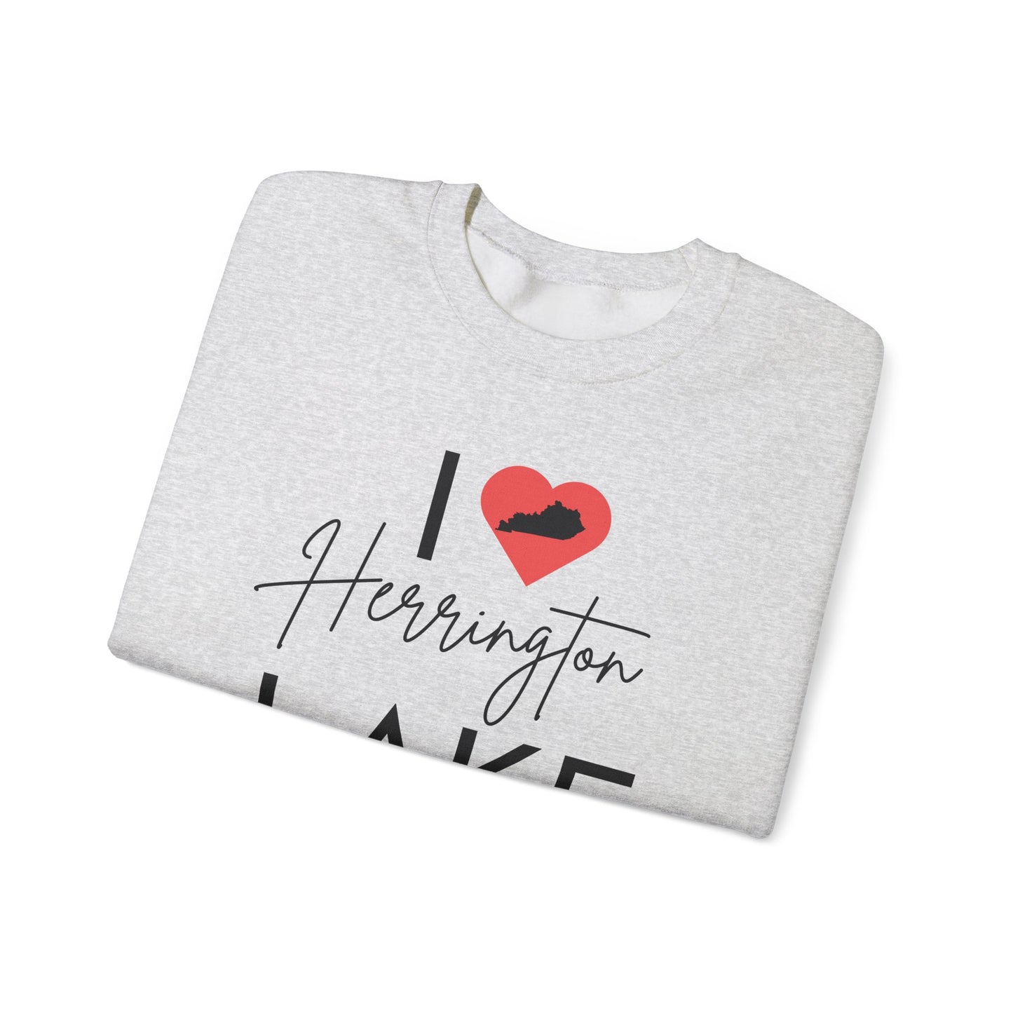 I ❤️ Herrington Lake Heavy Blend™ Crewneck Sweatshirt