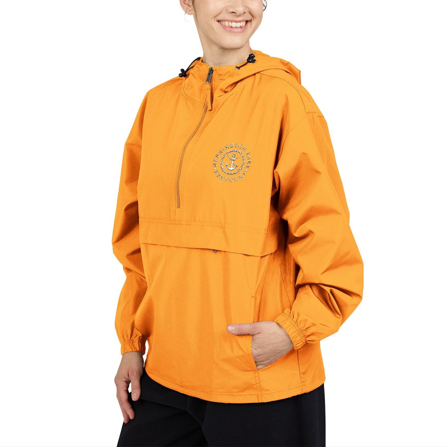 Embroidered Nautical Collection Champion® Unisex Packable Anorak Jacket