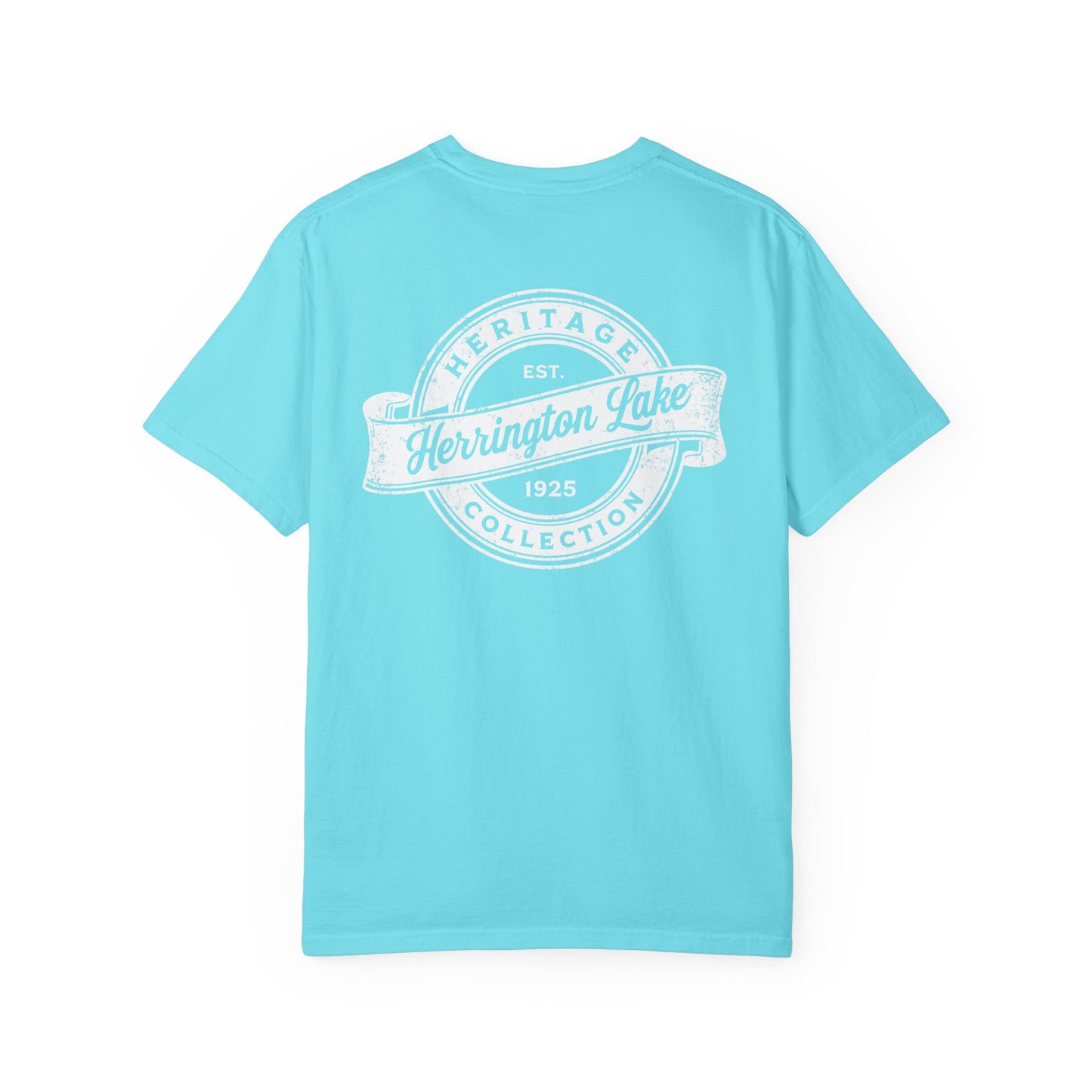Vintage Herrington Lake Heritage Collection Premium Garment-Dyed Comfort Colors TShirt (Double-Sided Print)