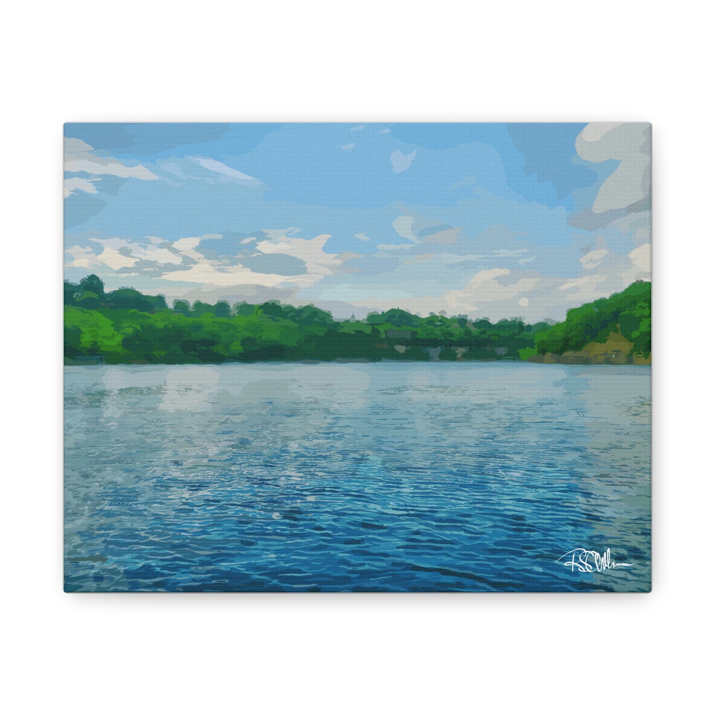 "Herrington LakeScape - 1" Canvas Gallery Wraps