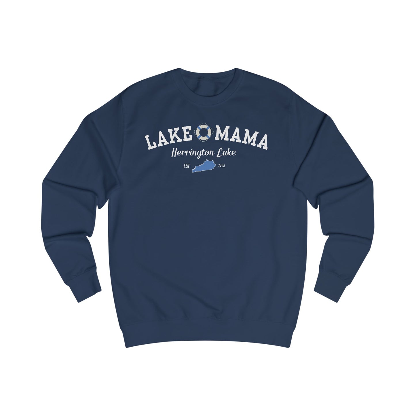 "Lake Mama" Premium Cotton Blend Crewneck Sweatshirt