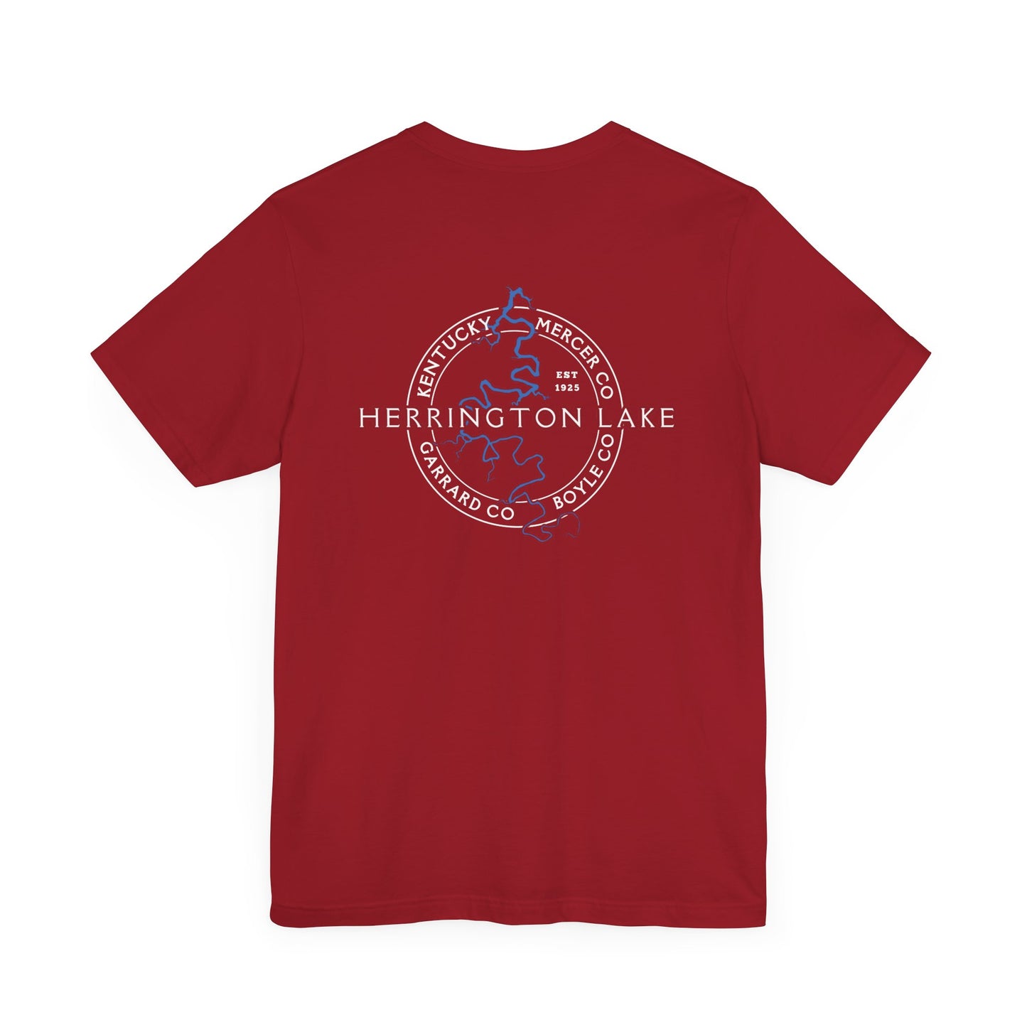 "The Classic" Herrington Lake and County Unisex Jersey Knit Cotton Short Sleeve Tee