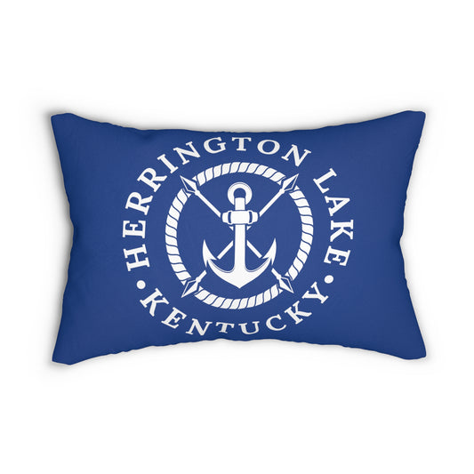 Herrington Lake Anchor Lumbar Pillow (Blue)