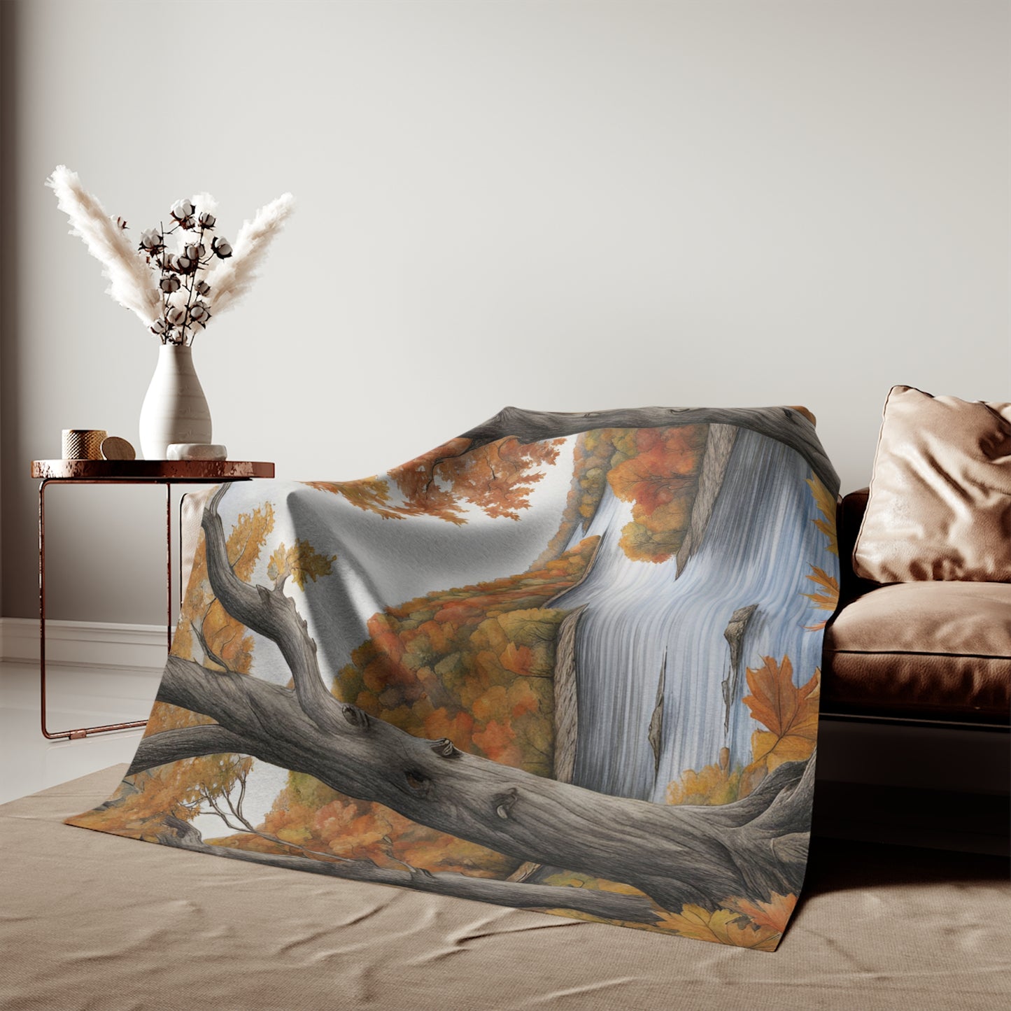 "Fall On Herrington LakeScape - 1" Sweatshirt Blanket