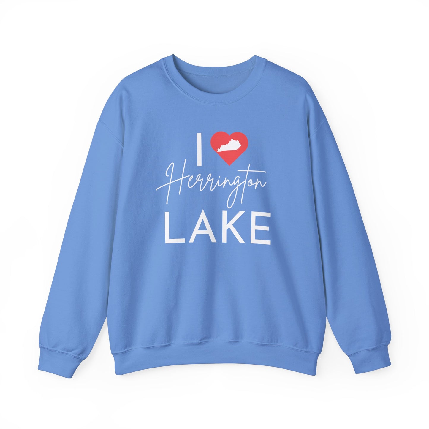 I ❤️ Herrington Lake Heavy Blend™ Crewneck Sweatshirt