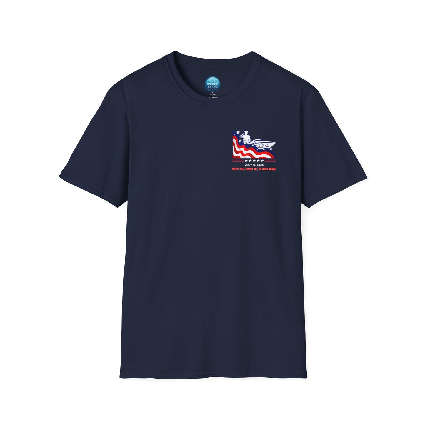 2025 Roger's Raft-Up for Camp Nelson Honor Guard 100% Ringspun Cotton UNISEX Double-Sided Tee