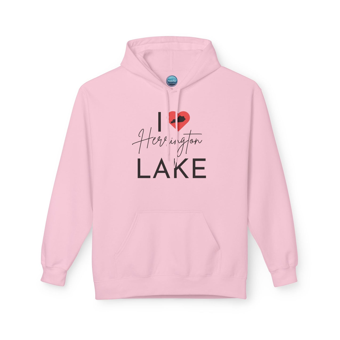 I ❤️ Herrington Lake Unisex Midweight Softstyle Cotton-Faced Fleece Hoodie