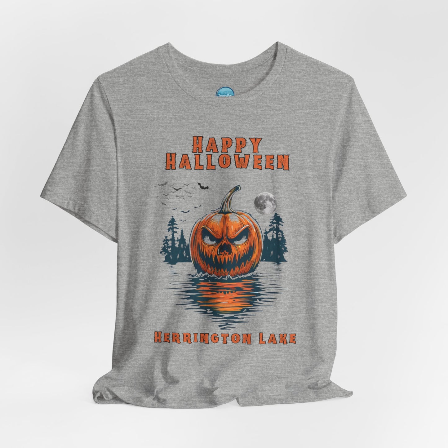 HAPPY HALLOWEEN From Herrington Unisex Jersey Knit Cotton Short Sleeve Tee