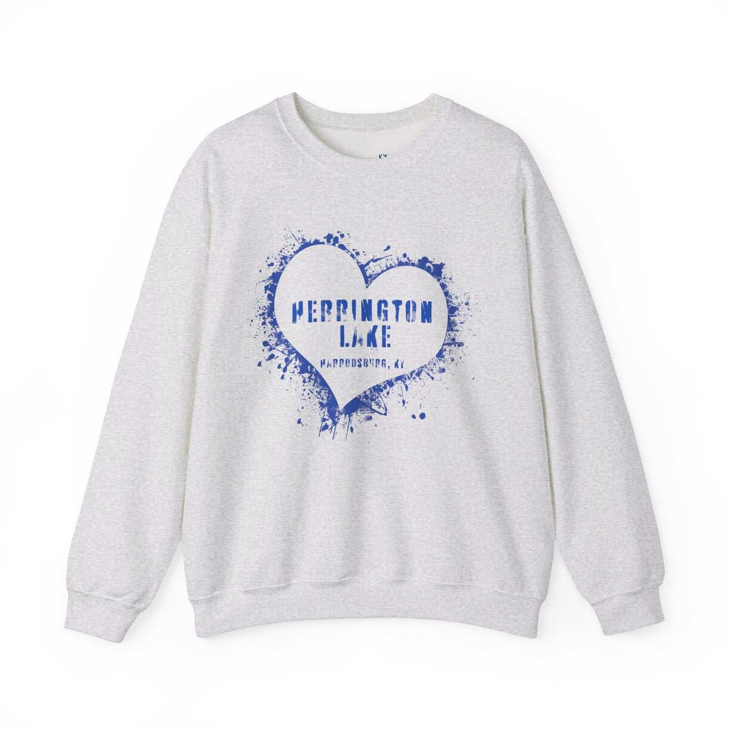 Herrington Lake Heart & Hometown Unisex Heavy Blend™ Crewneck Sweatshirt (Harrodsburg, KY)