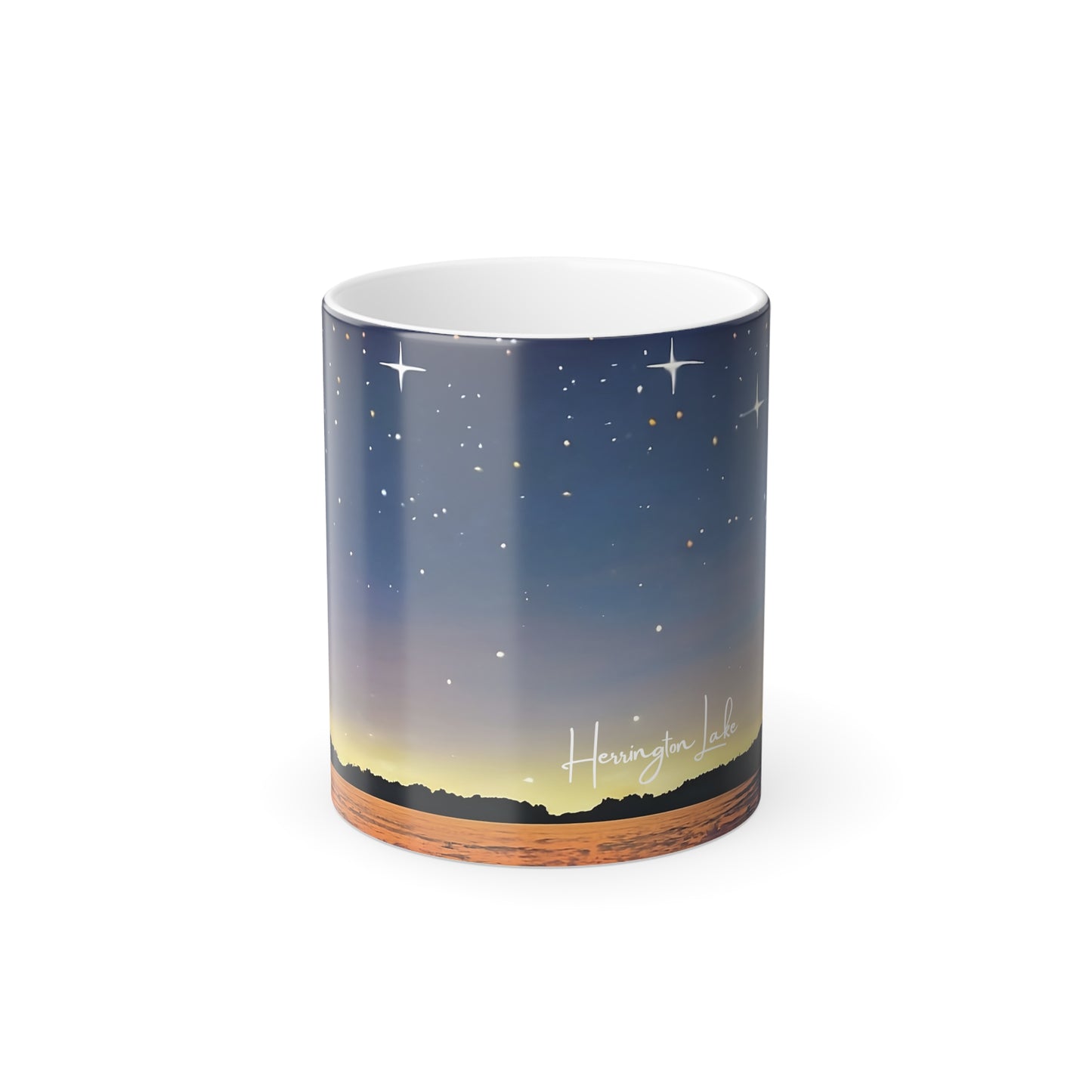 Herrington Lake “Starry Night”  Color Morphing Mug, 11oz