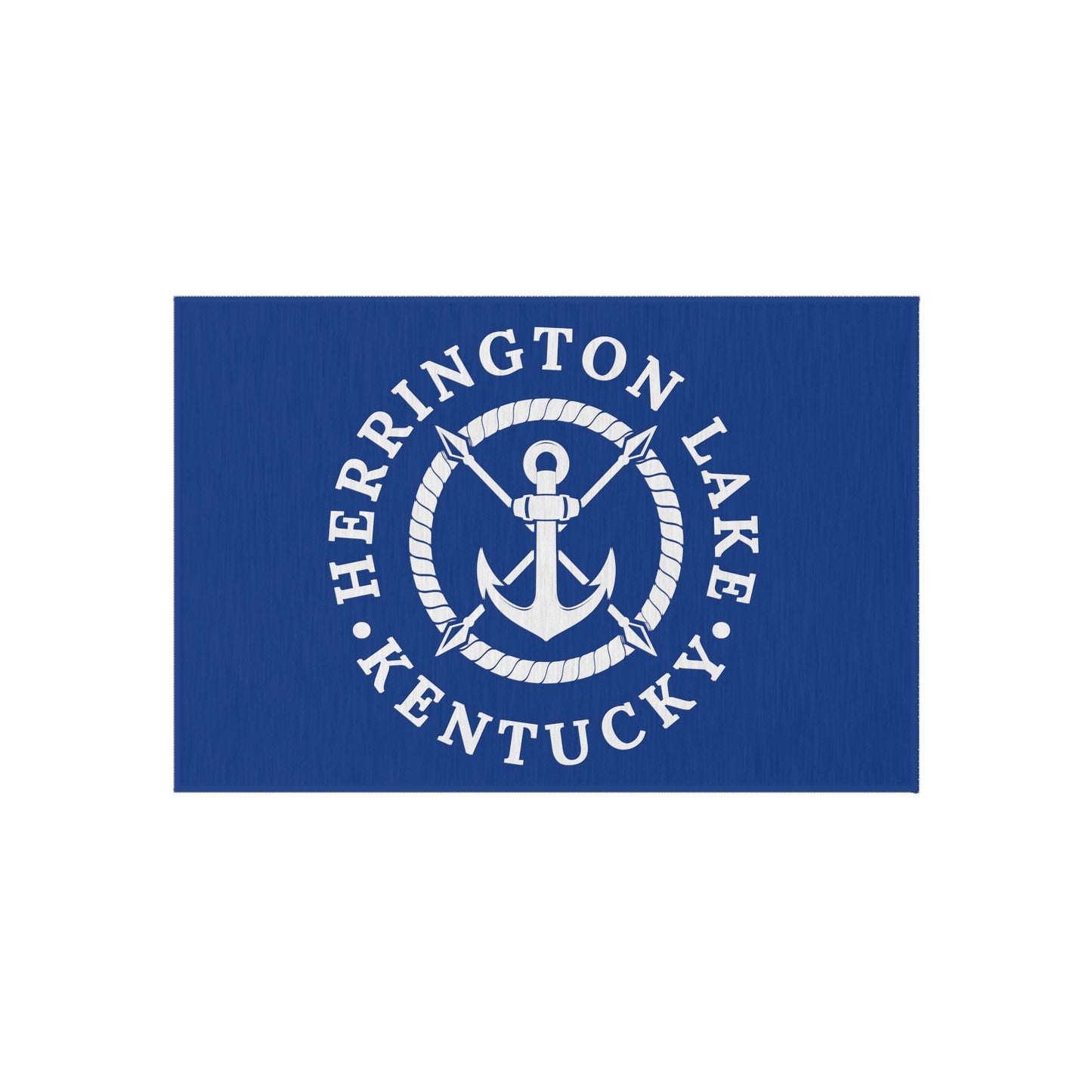 Herrington Lake Nautical Collection Outdoor Rug - Blue