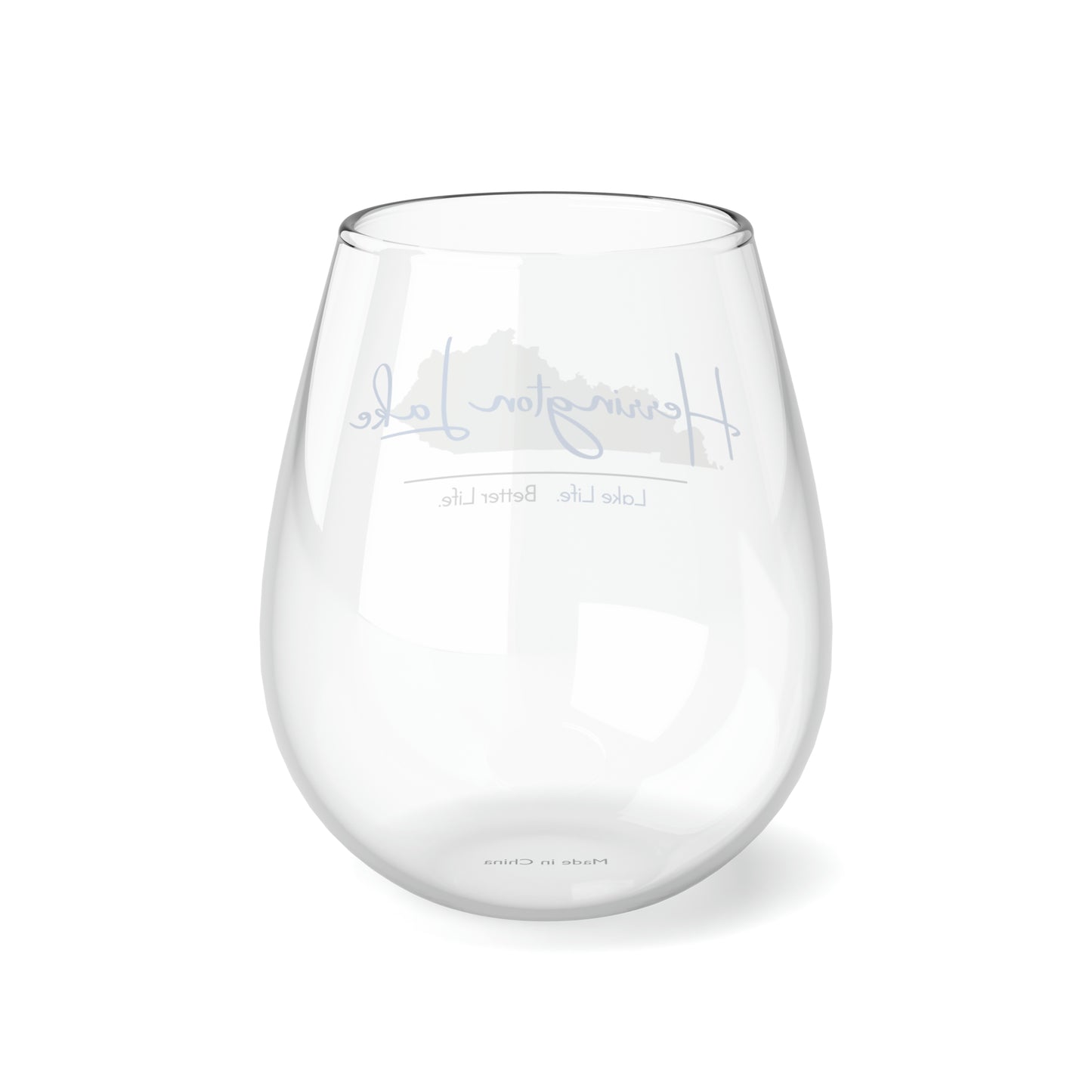 Herrington Lake Signature Stemless Wine Glass, 11.75oz (Blue)