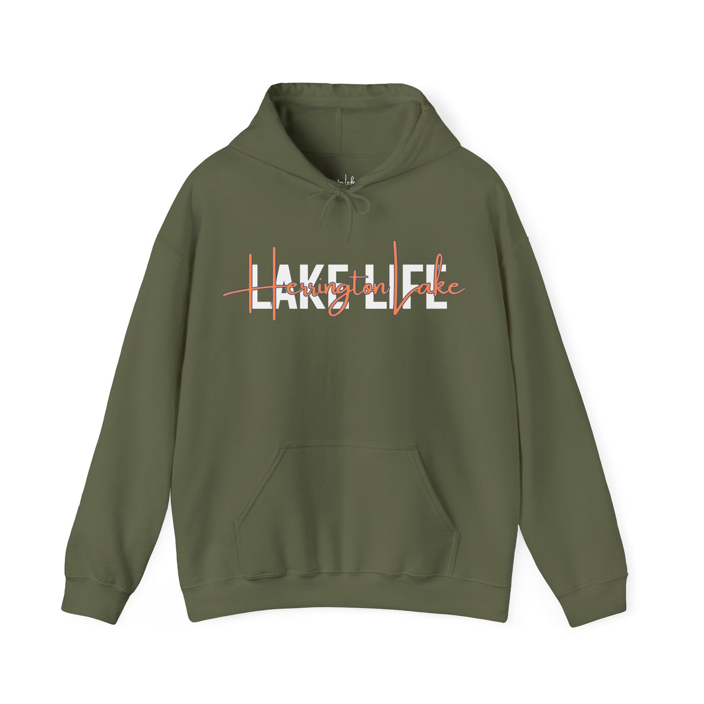 The Herrington Lake Life "Stack" Collection Unisex Heavy Blend™ Hooded Sweatshirt