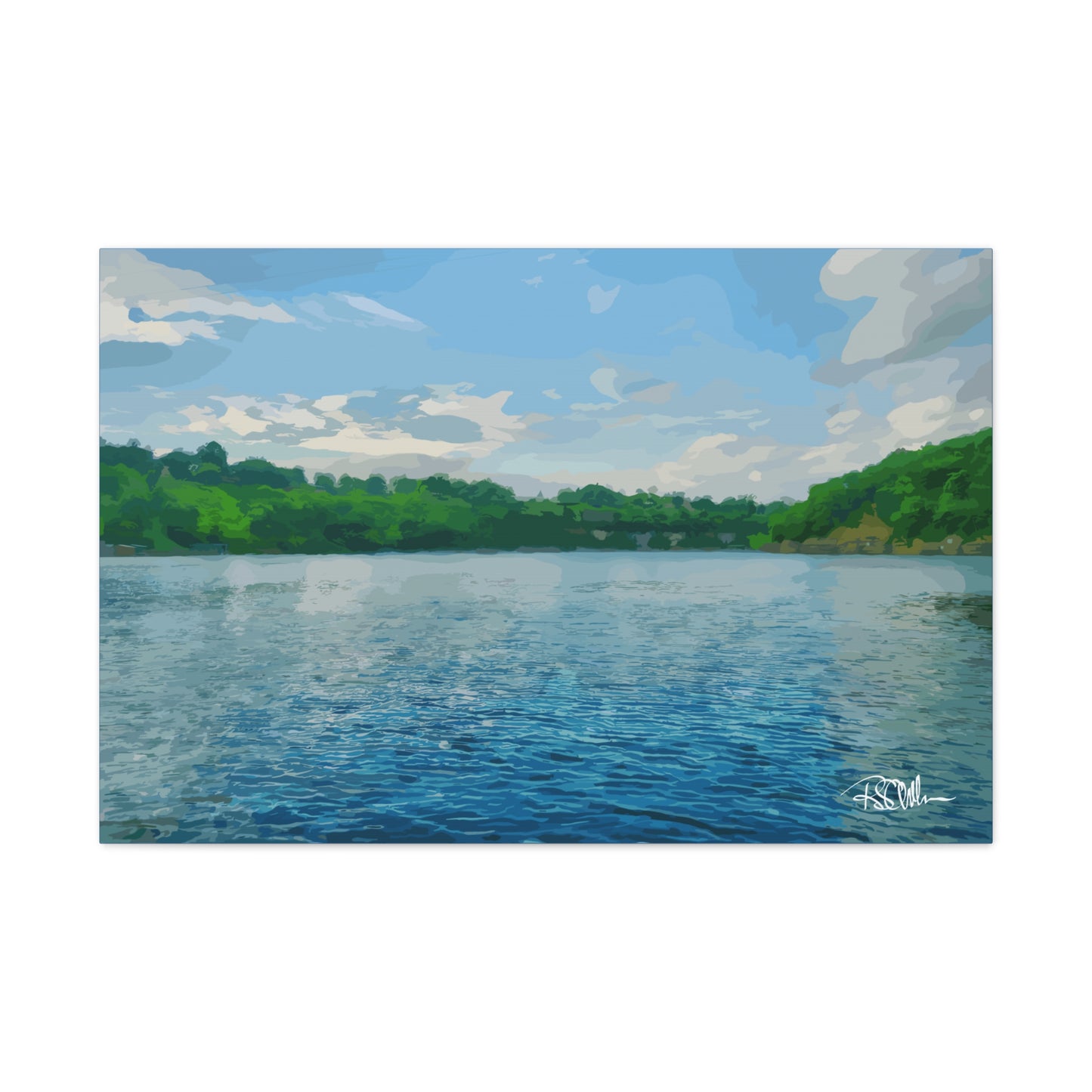 "Herrington LakeScape - 1" Canvas Gallery Wraps