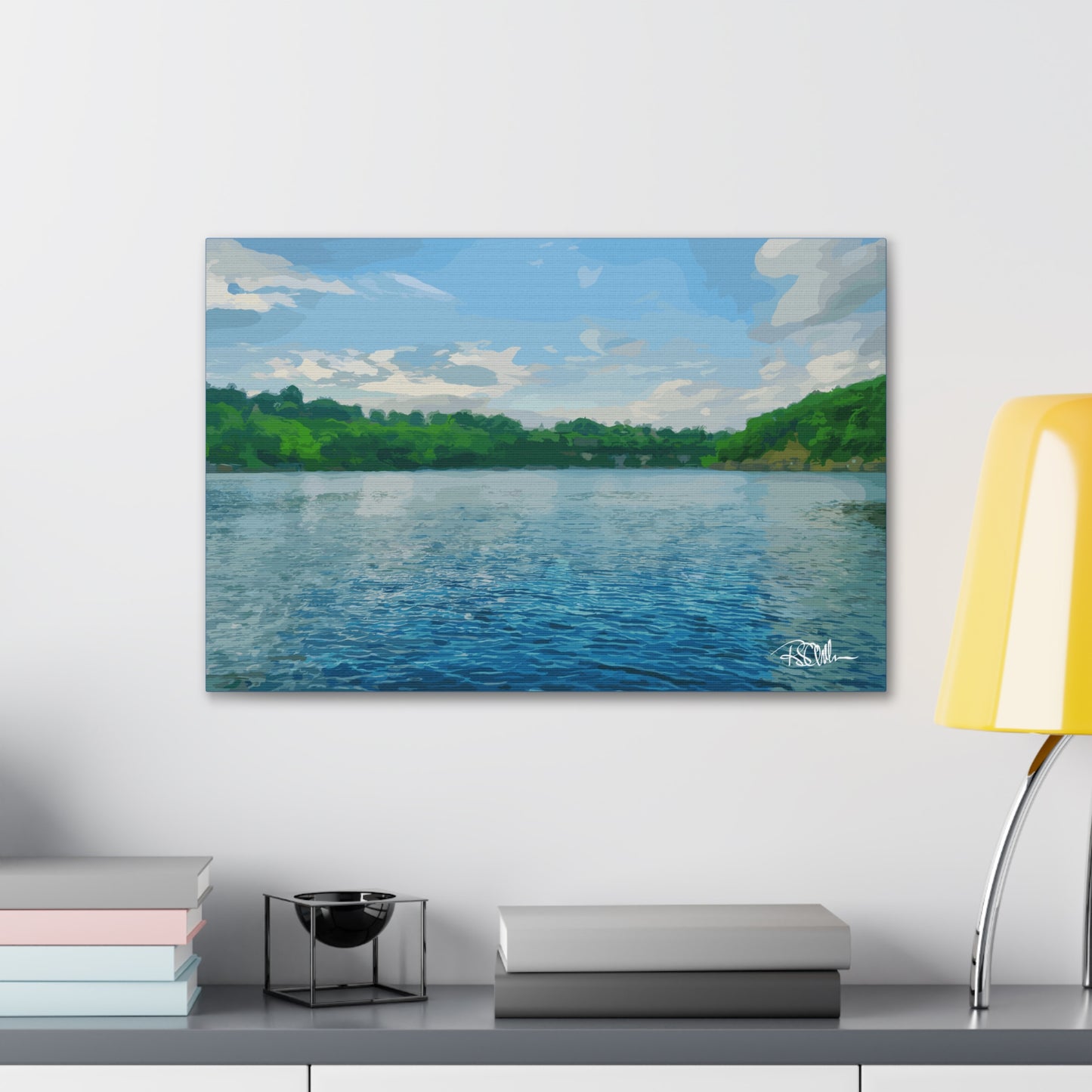 "Herrington LakeScape - 1" Canvas Gallery Wraps