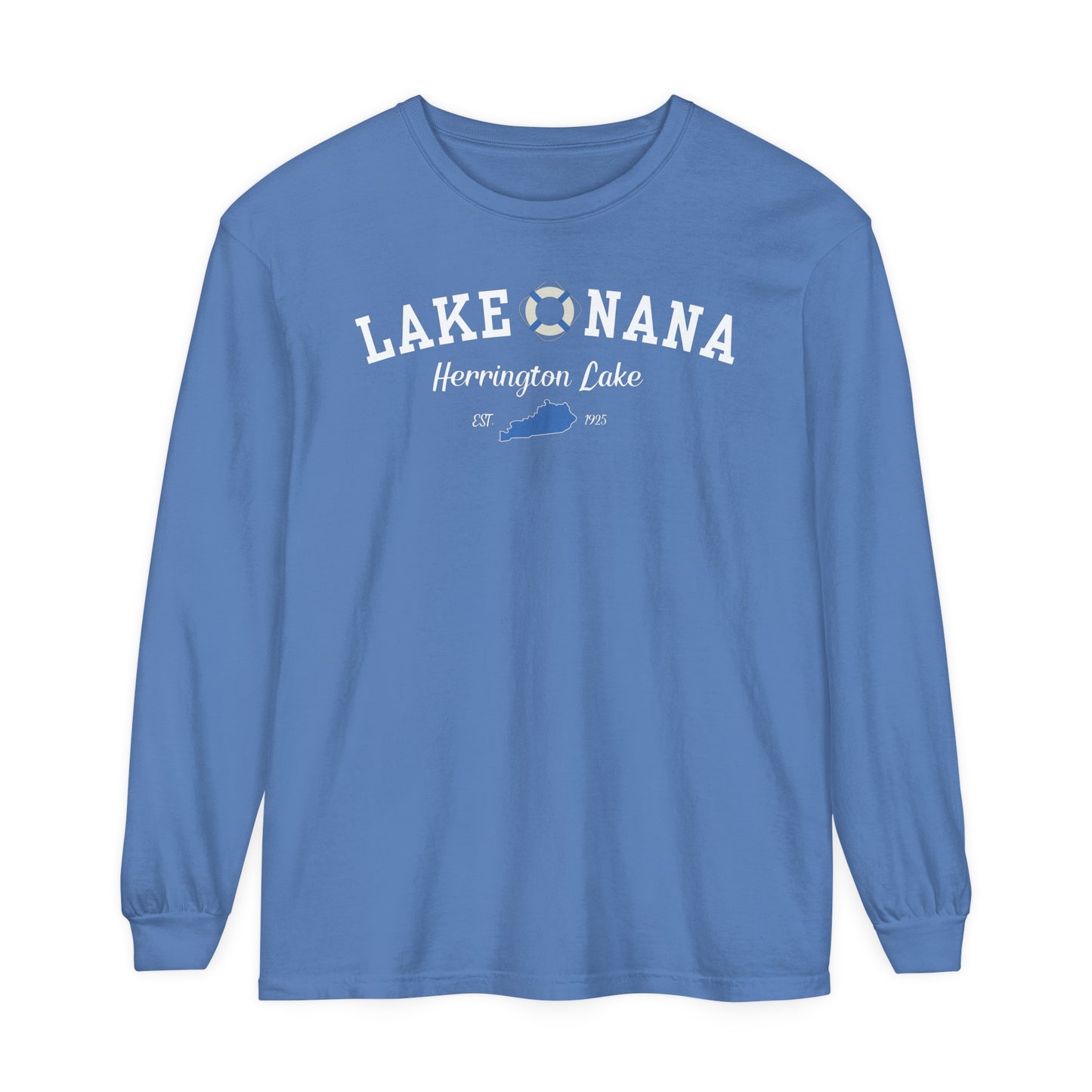 "Lake Nana" Garment-Dyed Premium Comfort Colors™ Long Sleeve T-Shirt