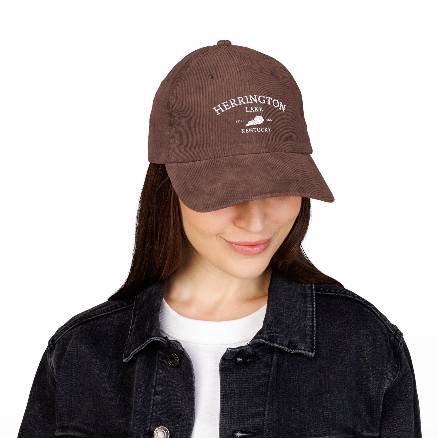 Embroidered Simply Herrington Collection Vintage Corduroy Cap