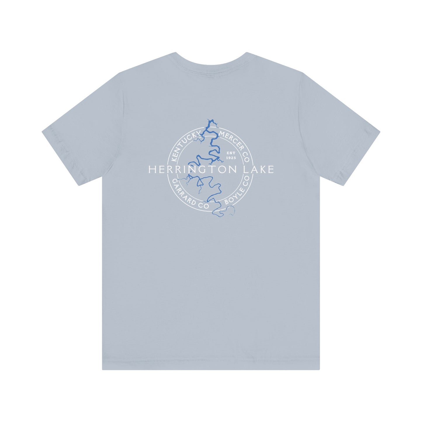 "The Classic" Herrington Lake and County Unisex Jersey Knit Cotton Short Sleeve Tee