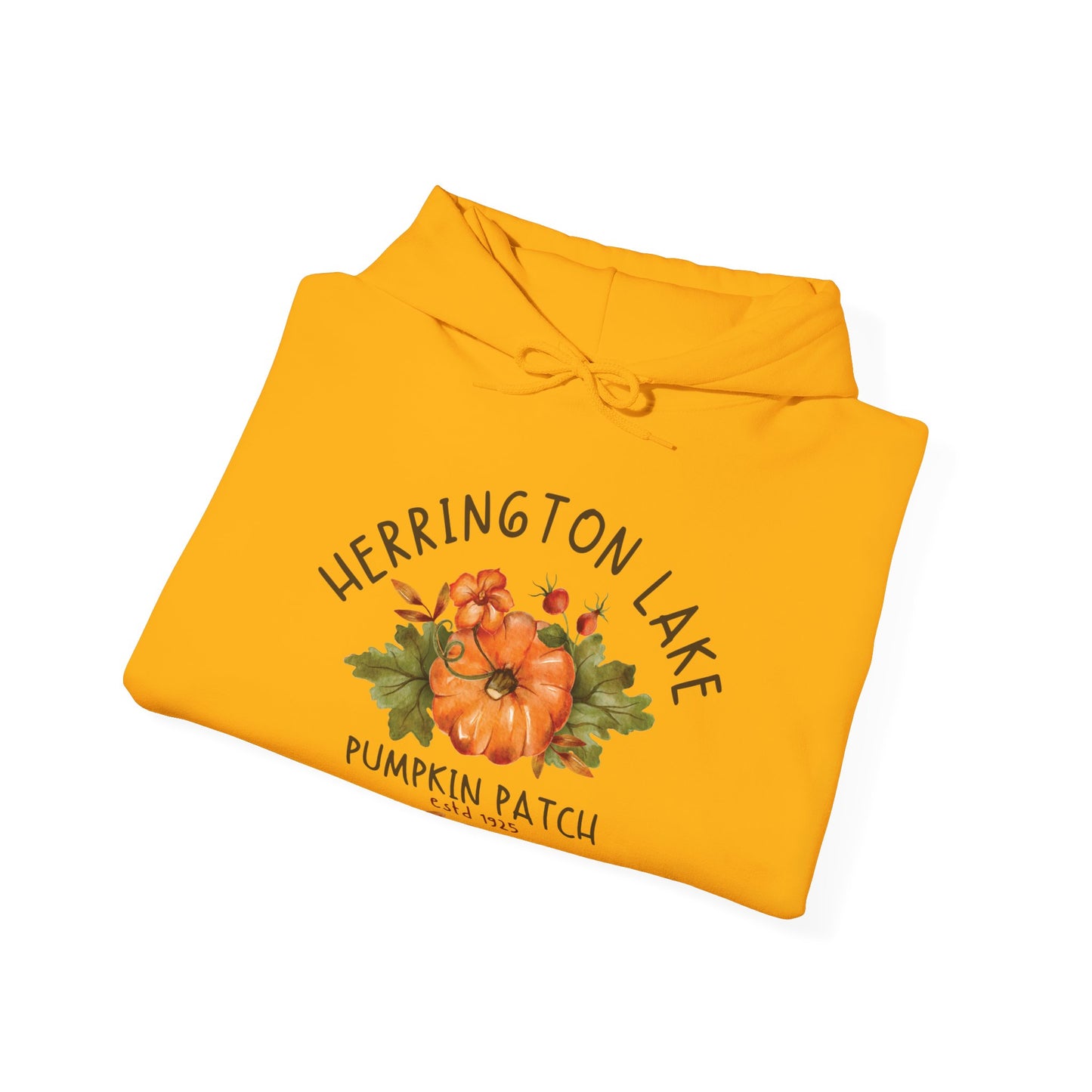 Illustrated Herrington Lake Pumpkin Patch Unisex Heavy Blend™ Hooded Sweatshirt