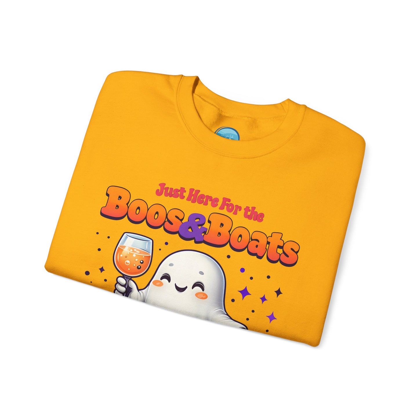 "Just Here For The Booze & Boats" Heavy Blend™ Crewneck Sweatshirt