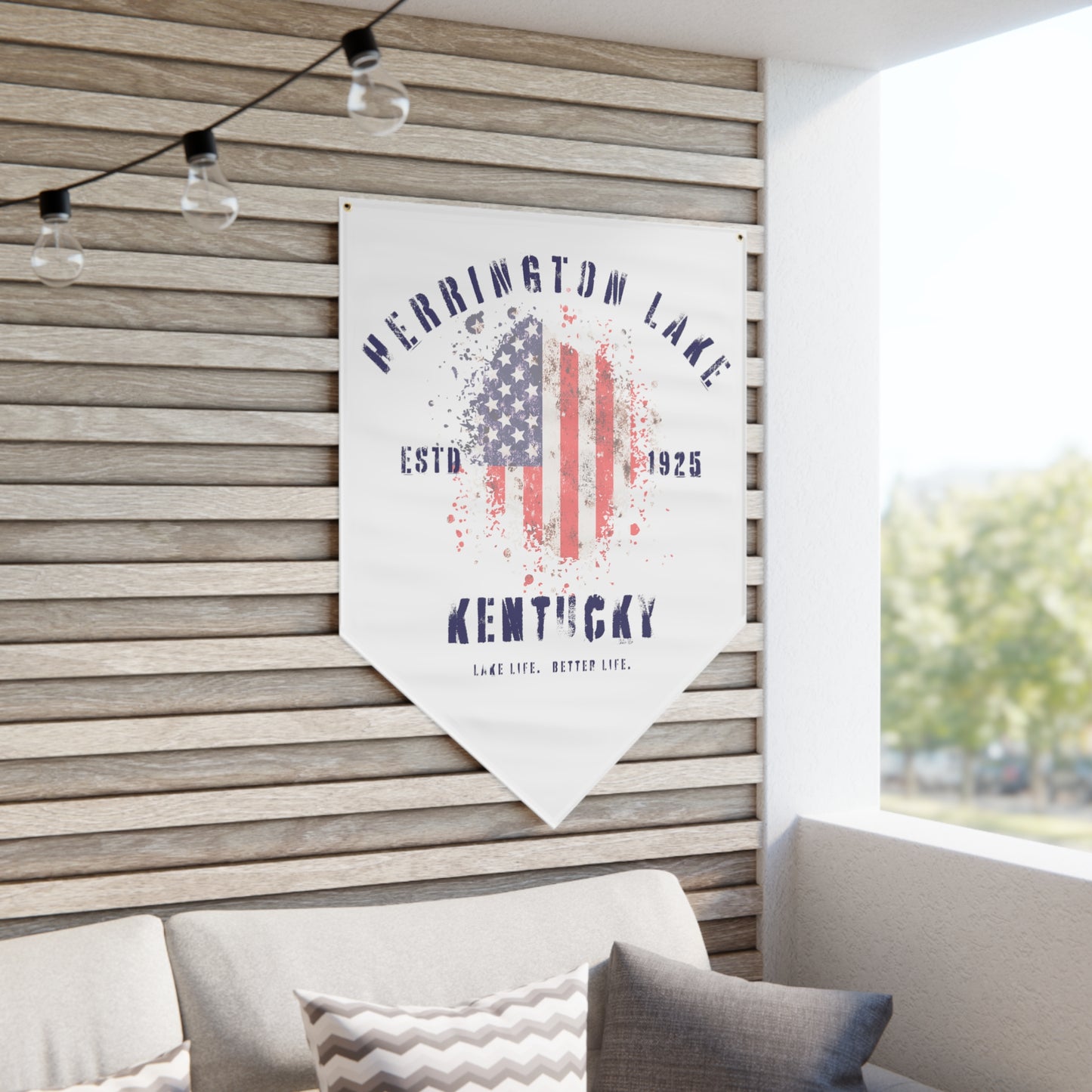 Herrington Lake Patriots Collection Pennant Banner