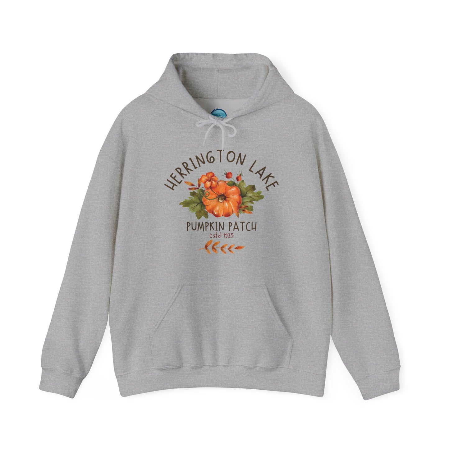 Illustrated Herrington Lake Pumpkin Patch Unisex Heavy Blend™ Hooded Sweatshirt