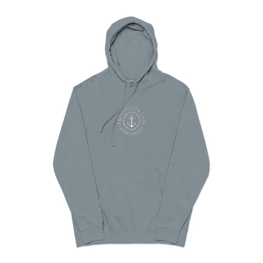 Embroidered Nautical Collection Independant Trading Company® Unisex Pigment-Dyed Hoodie
