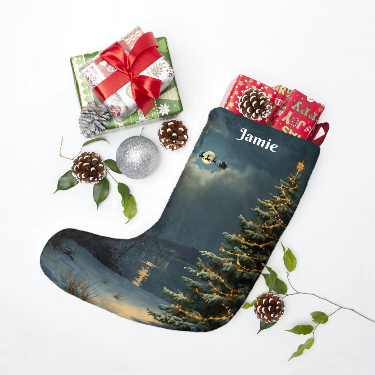 Custom Personlized Herrington Lake 2025 Christmas Stockings